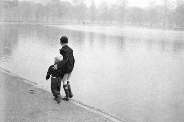 Братья, Гайд-парк, Лондон, 1951 год. Фотограф Рут Оркин