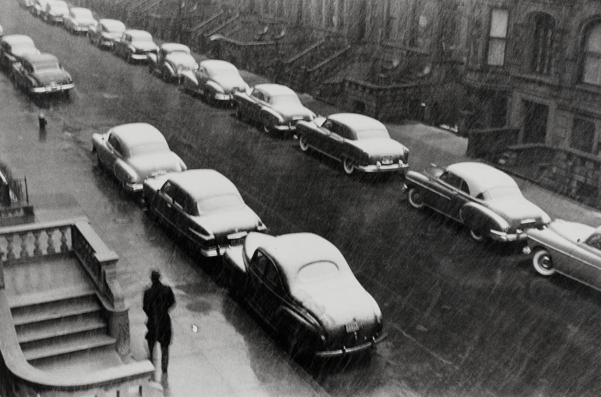 Из моего окна на Восточной 88-й улице, 1952 год. Фотограф Рут Оркин