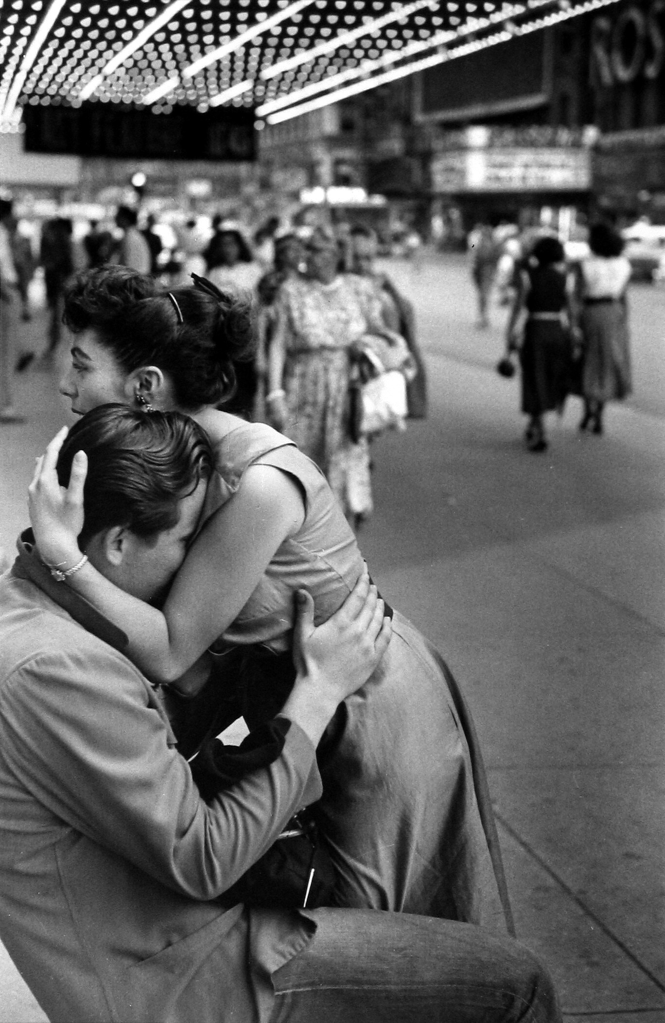 Улица Embracae, Нью-Йорк, 1948-1950 гг. Фотограф Рут Оркин