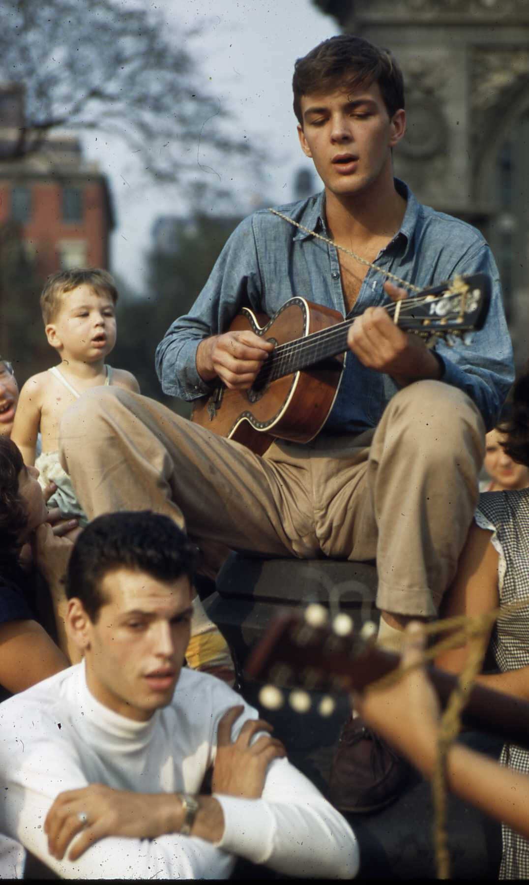 Гитарист, Нью-Йорк, 1949 год. Фотограф Рут Оркин