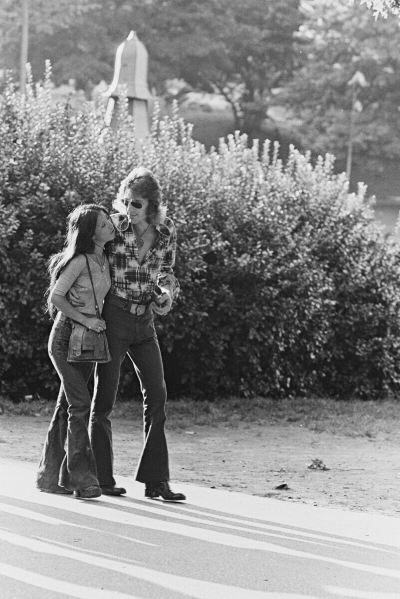Центральный парк 70-х. Пара. Фотограф Рут Оркин