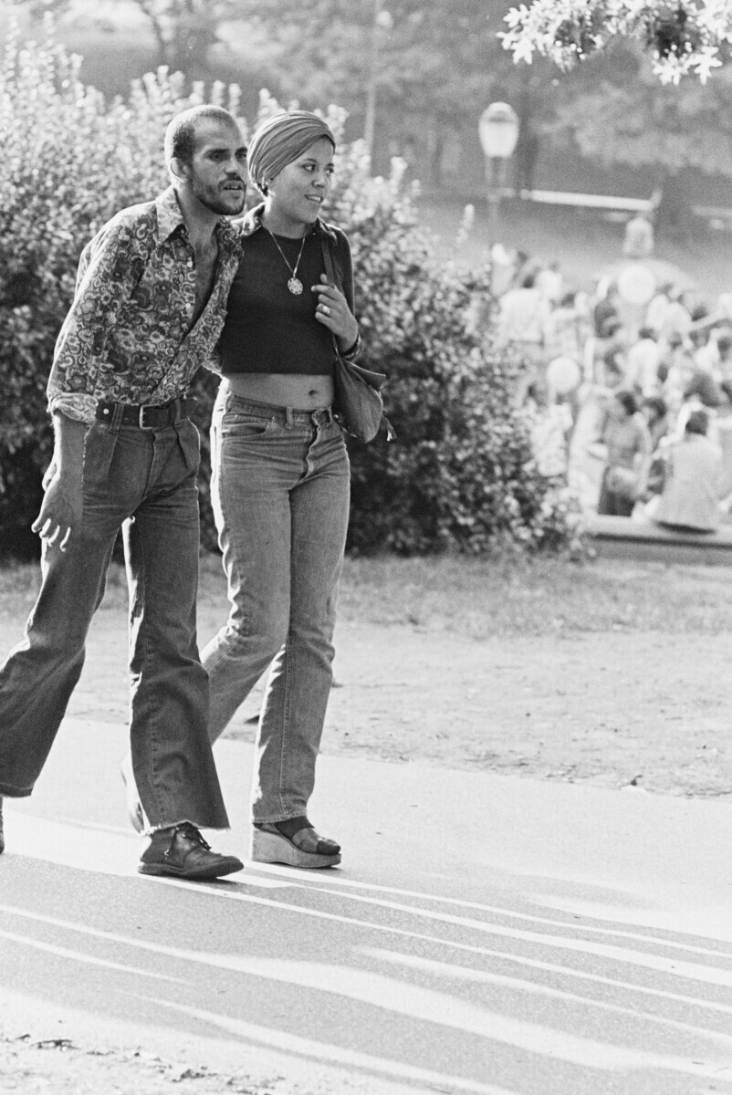 Центральный парк 70-х – пара. Фотограф Рут Оркин