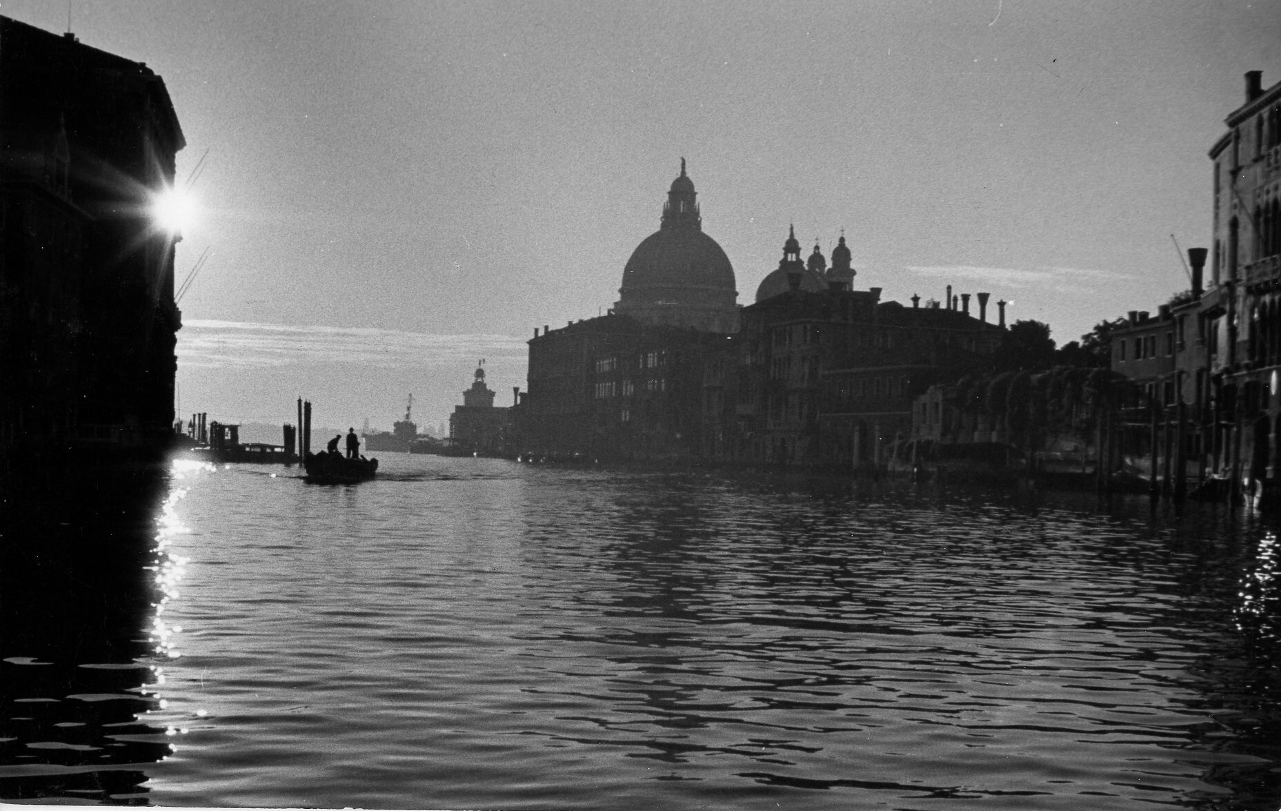Гранд-канал, 7 утра, Венеция, Италия, 1951 год. Фотограф Рут Оркин