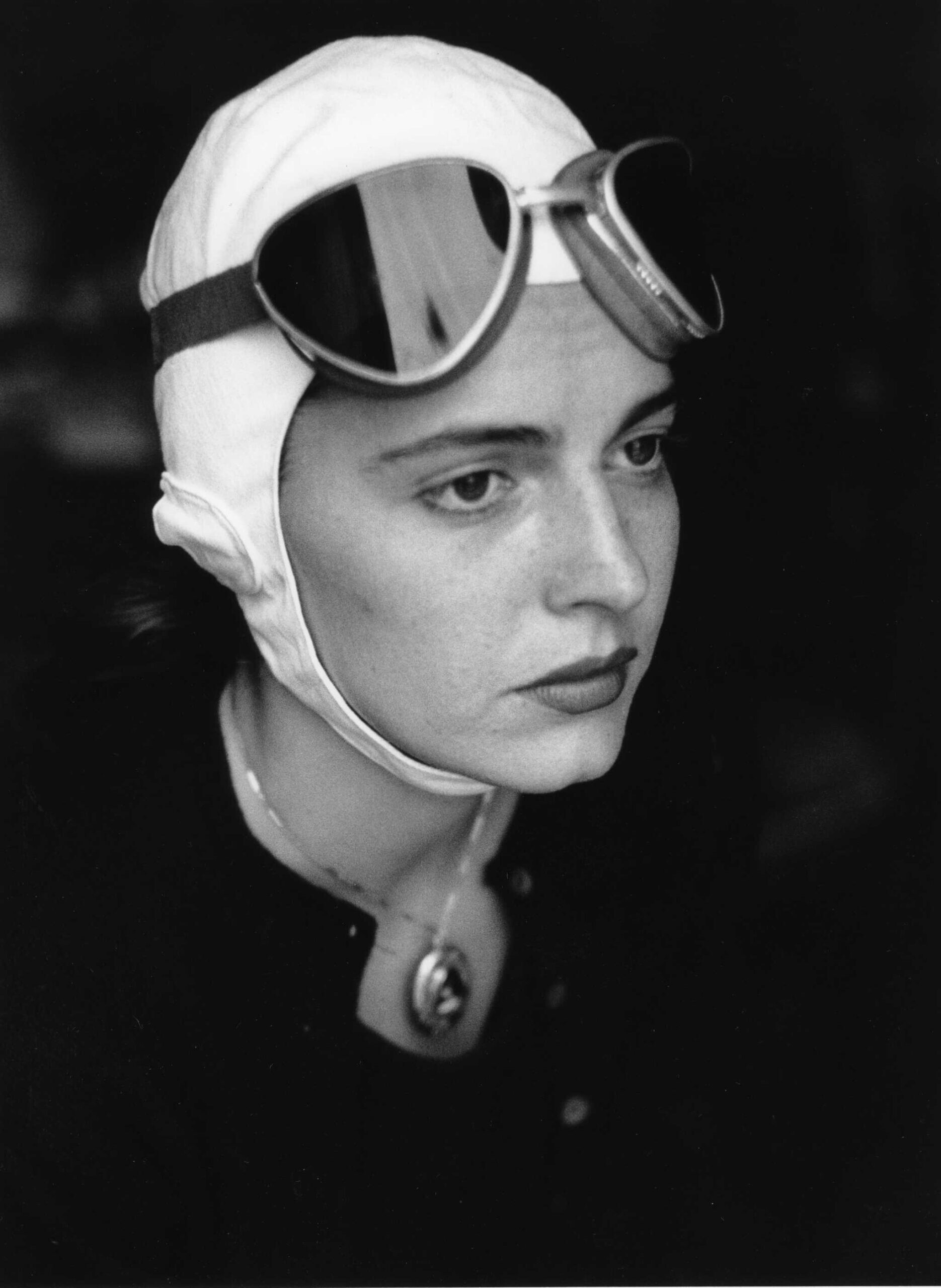 Джинкс Аллен в очках, Флоренция, 1951 год. Фотограф Рут Оркин