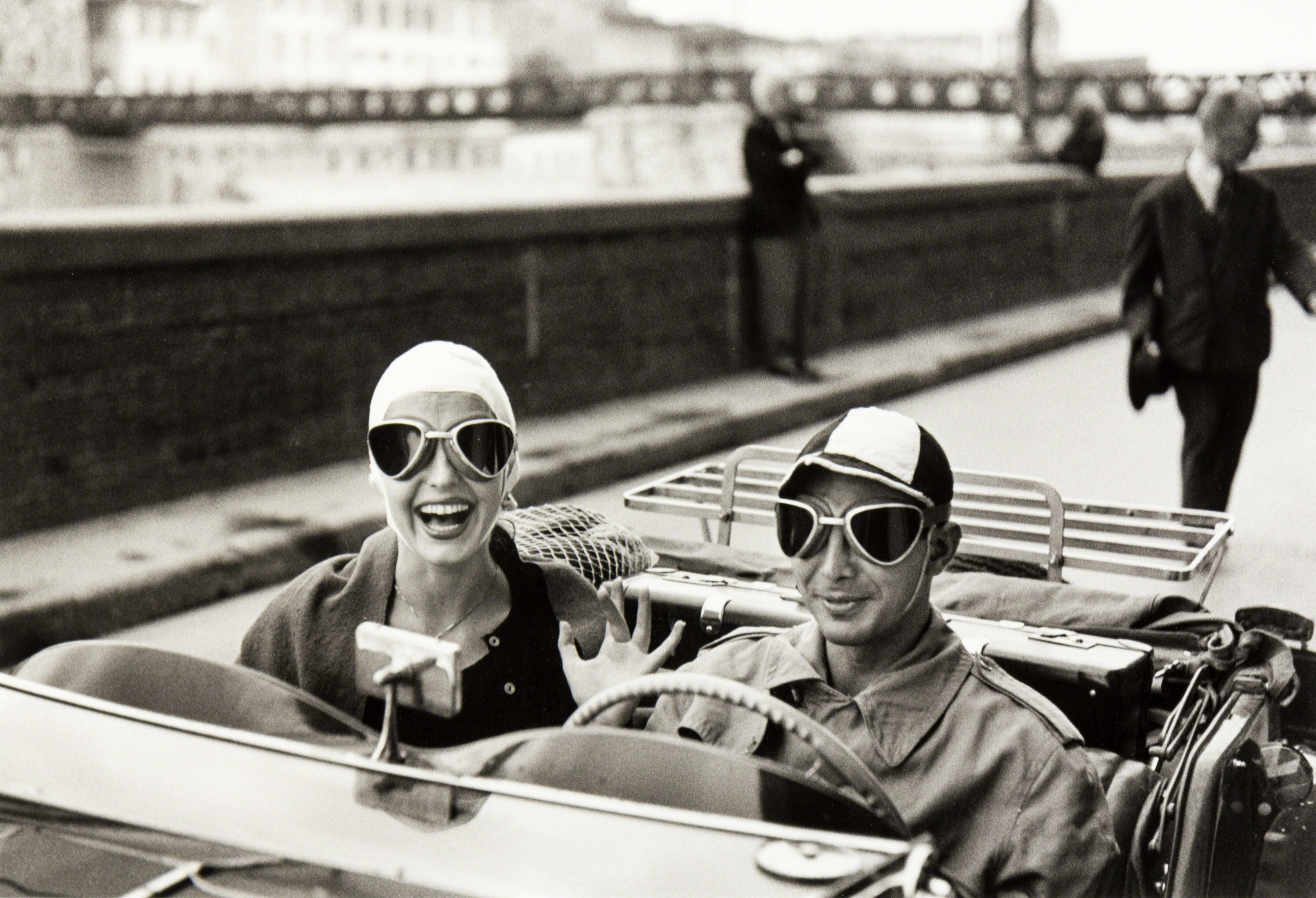 Пара в MG, 1951 год. Фотограф Рут Оркин