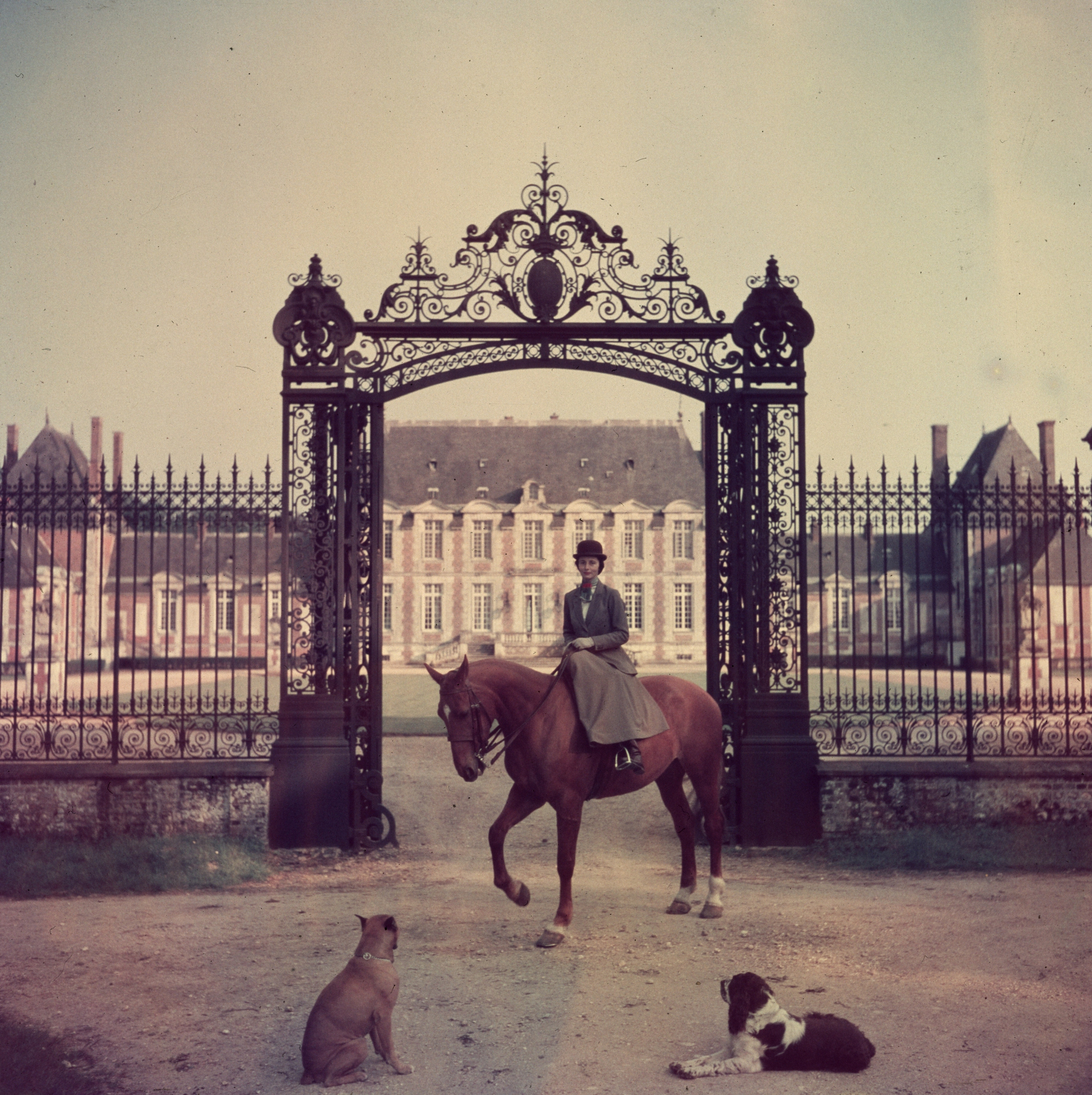 Конный ход, 1957 год. Фотограф Слим Ааронс