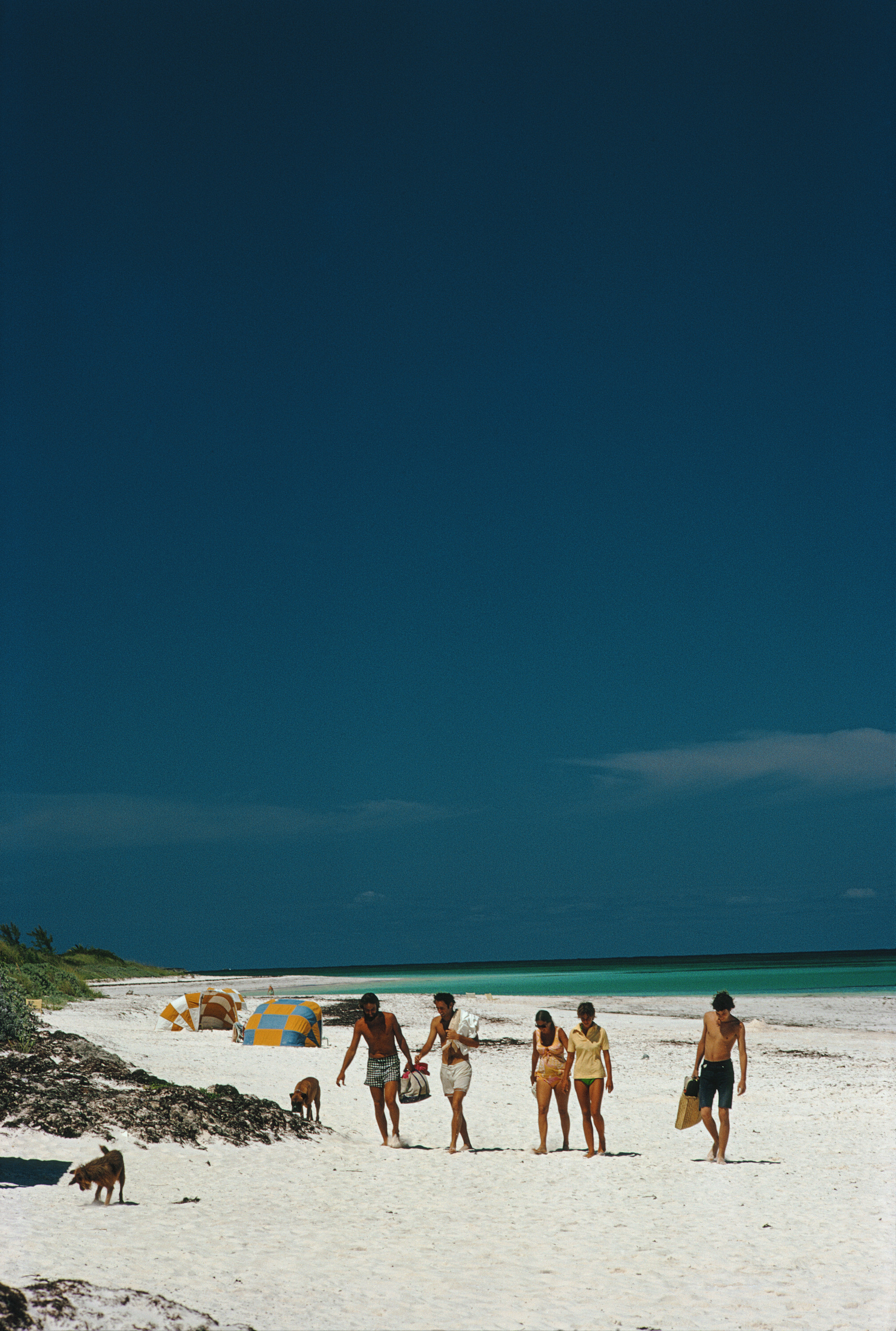 Пляж Харбор-Айл, 1973 год. Фотограф Слим Ааронс