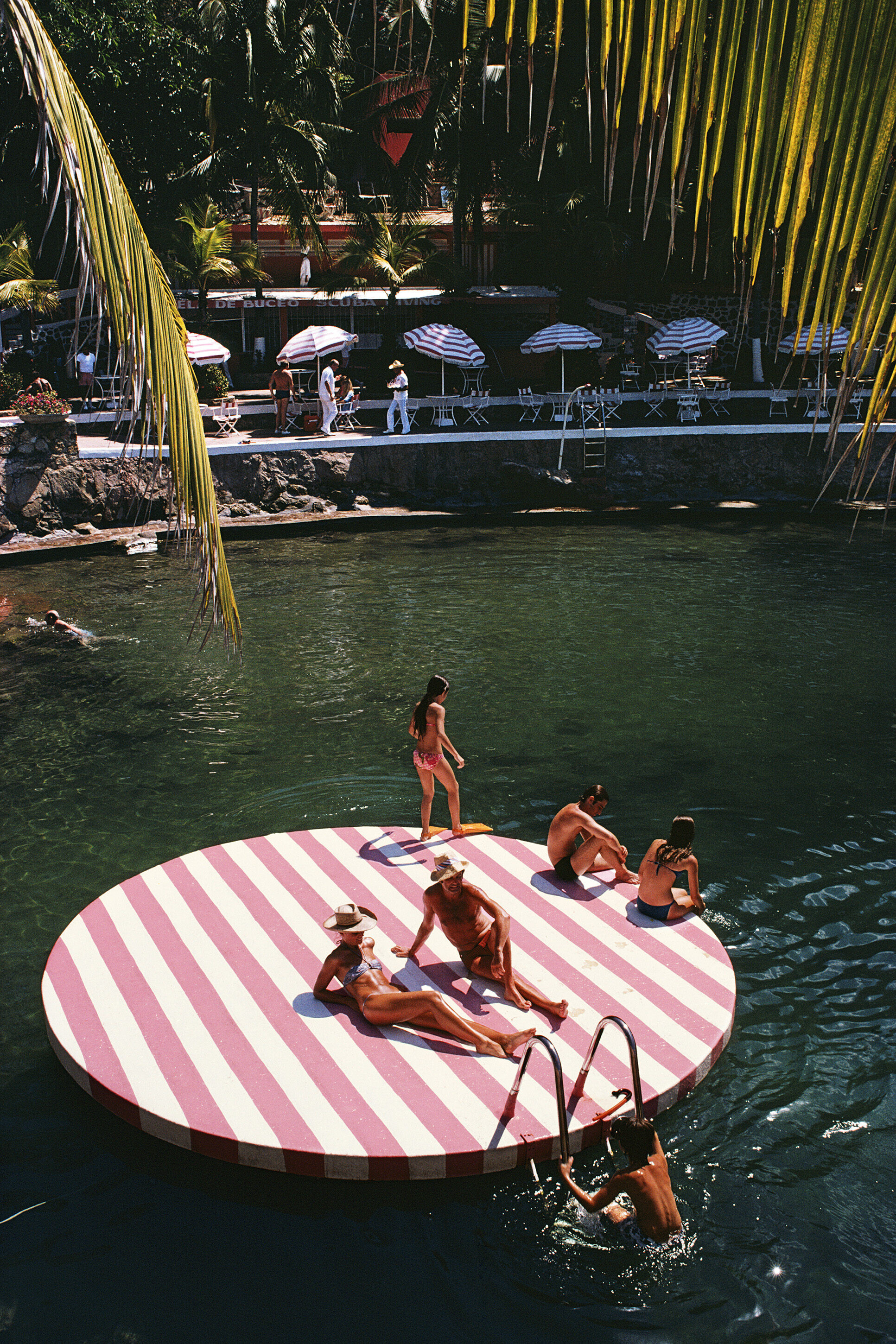 Пляжный клуб Ла Конча, 1975 год. Фотограф Слим Ааронс