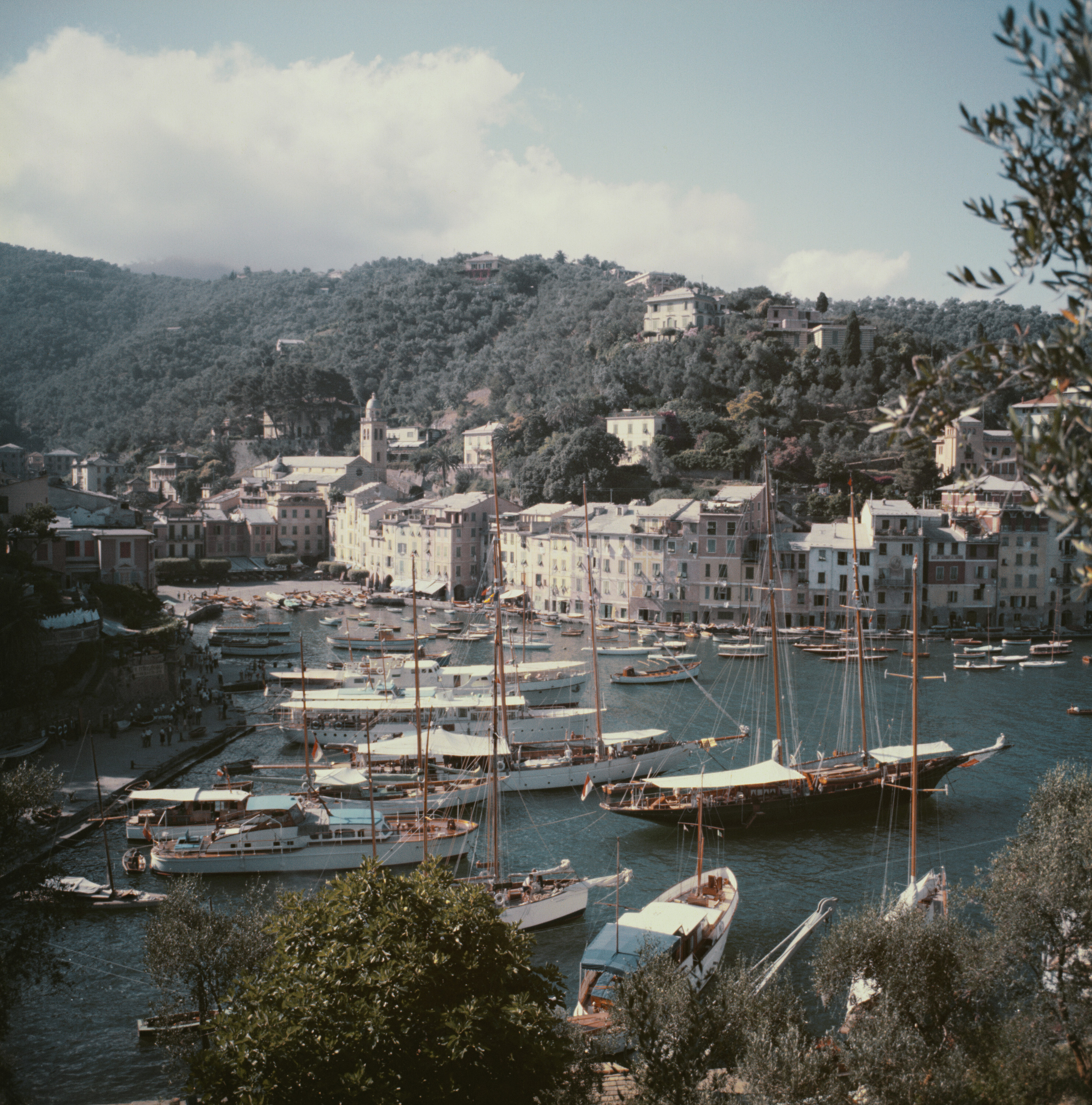 Портофино, 1955 год. Фотограф Слим Ааронс