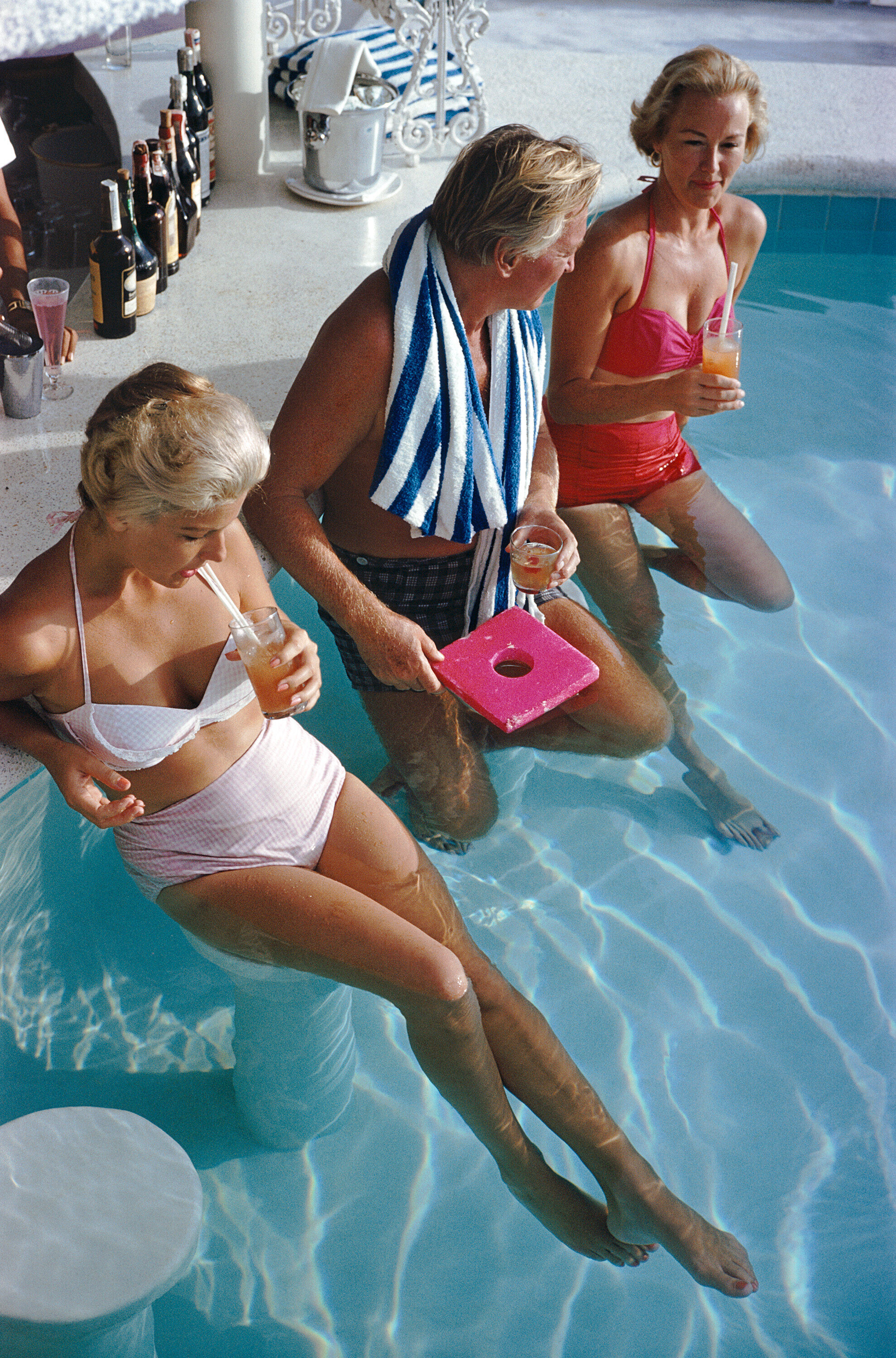 Ракетный клуб, бассейн, 1961 год. Фотограф Слим Ааронс
