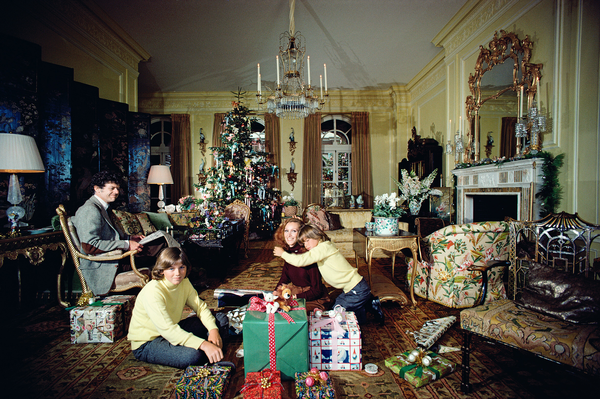 Рождество Гетти, 1979 год. Фотограф Слим Ааронс