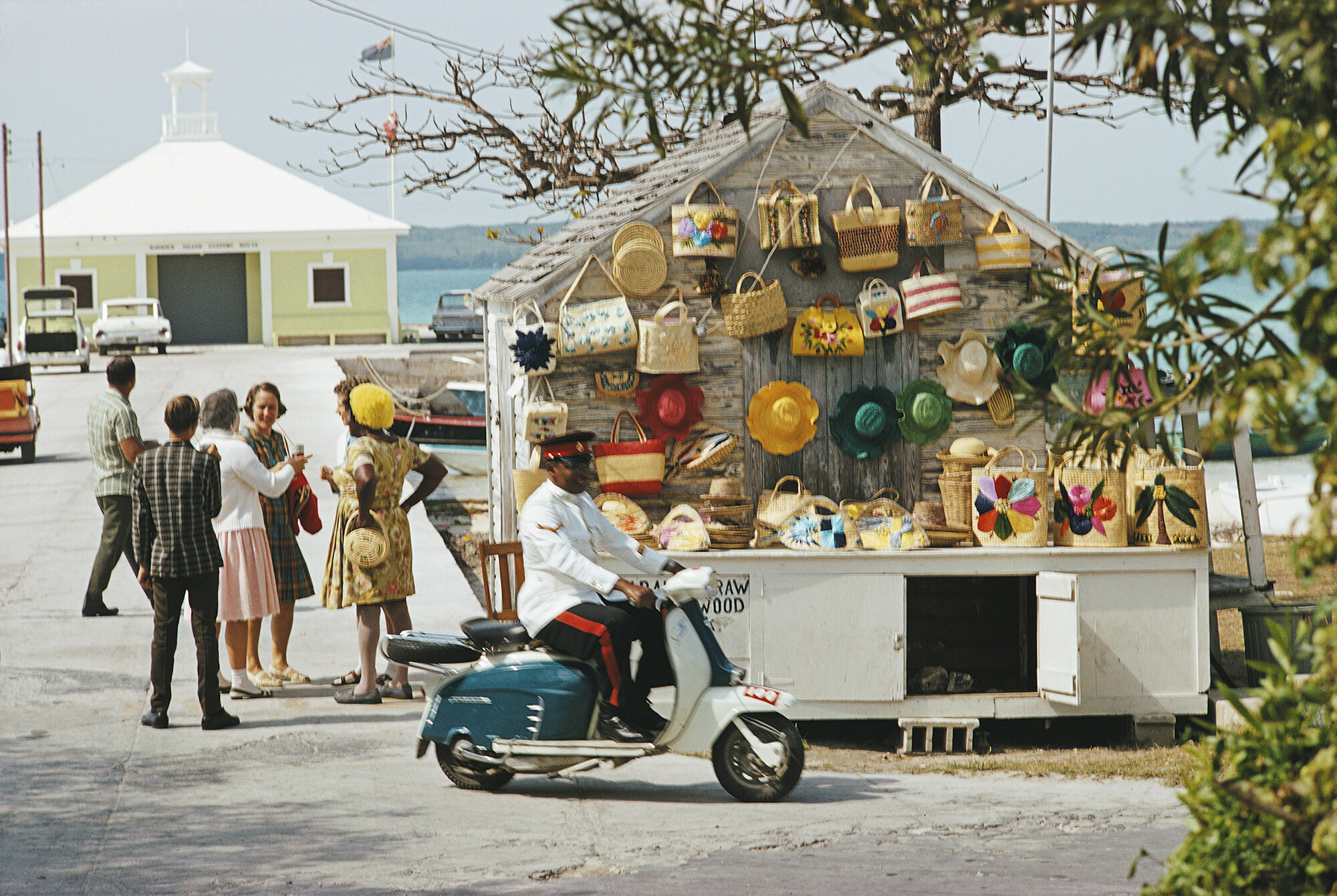 Харбор-Айленд, Багамские острова, 1970 год. Фотограф Слим Ааронс