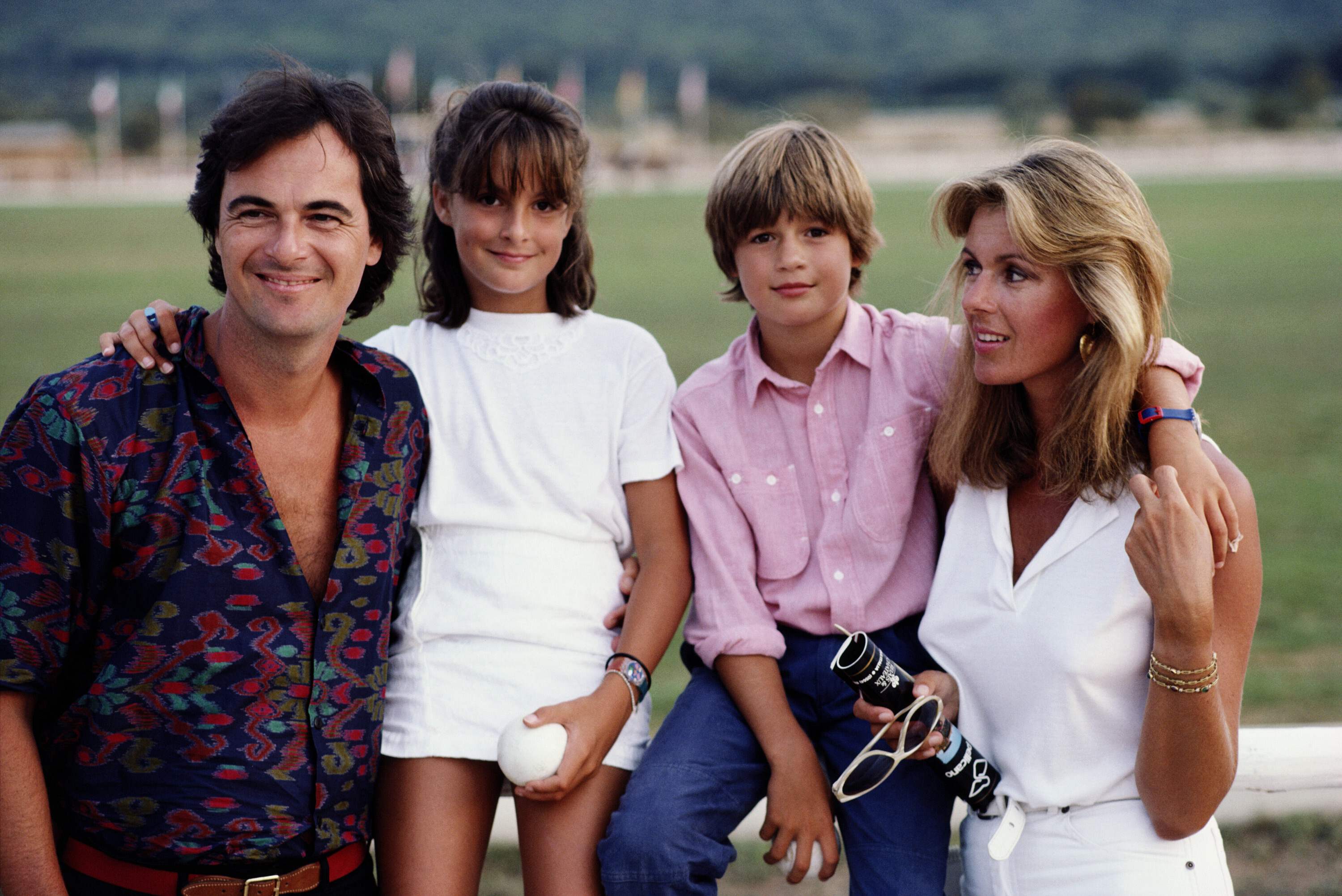 Члены семьи Креспи, 1986 год. Фотограф Слим Ааронс