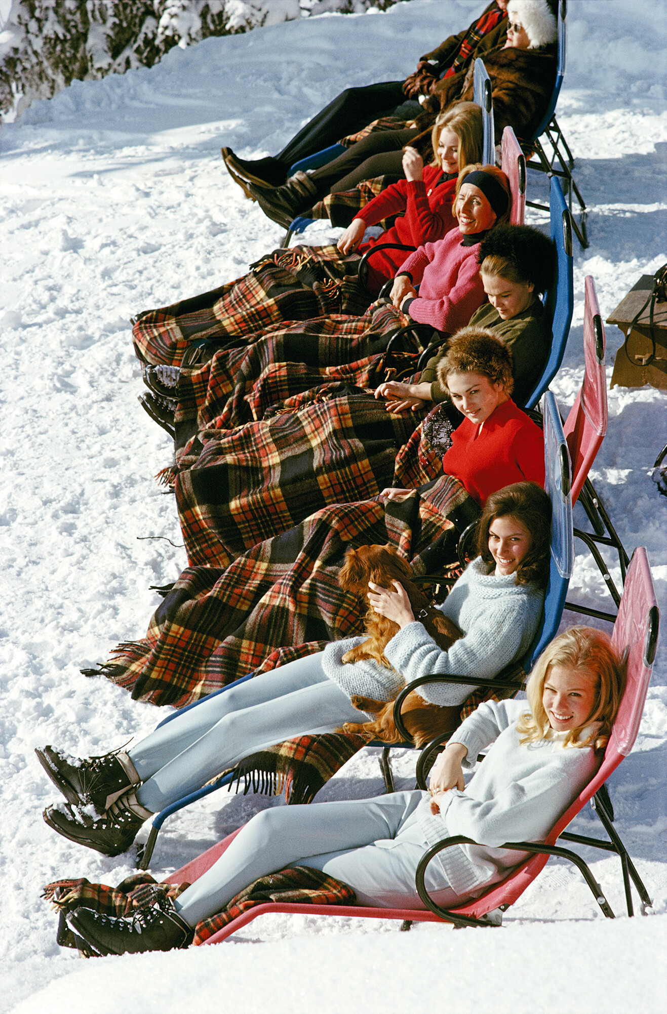 Апре-ски, 1963 год. Фотограф Слим Ааронс