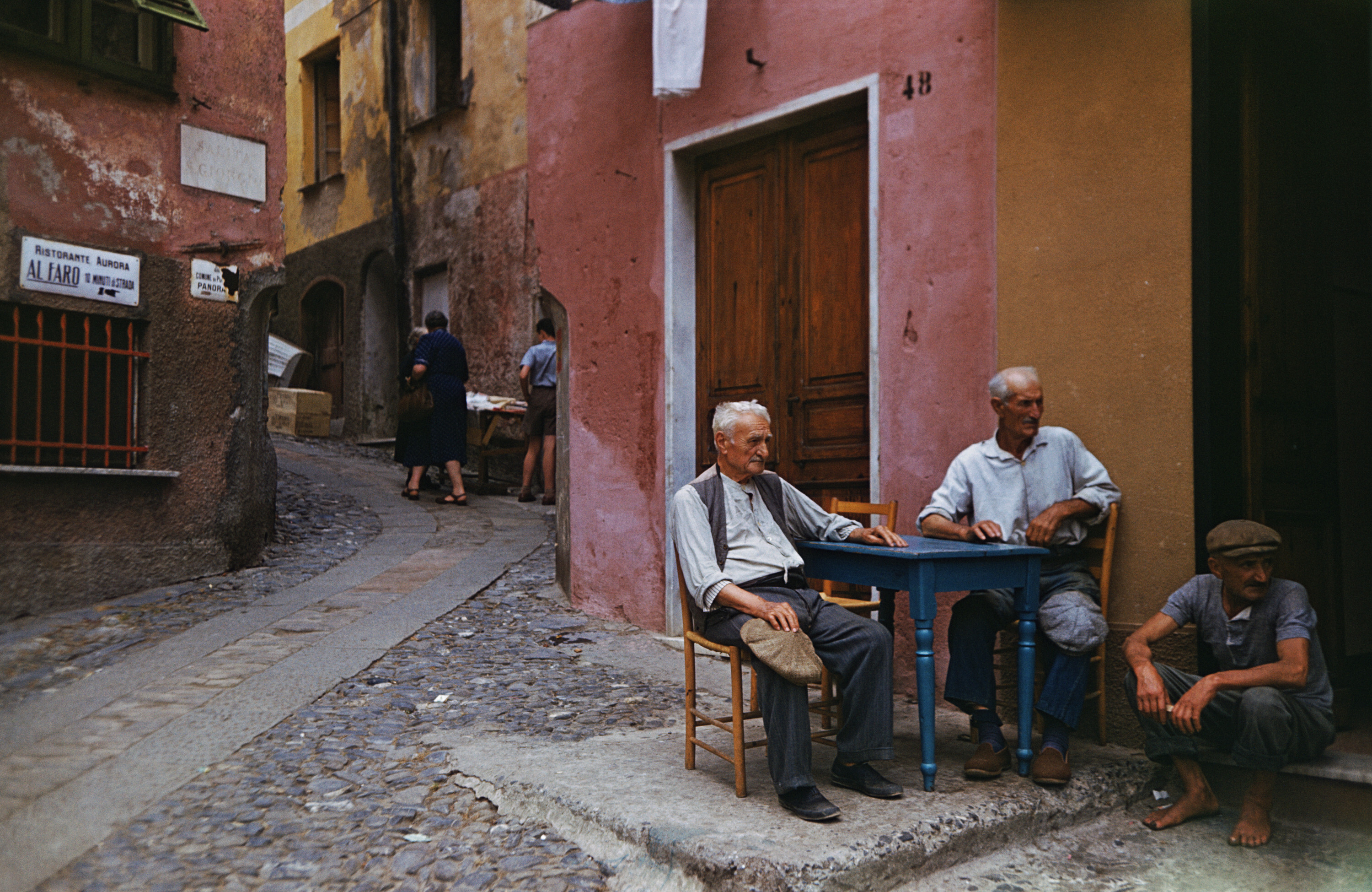 Кафе Портофино, ок. 1970 г. Фотограф Слим Ааронс