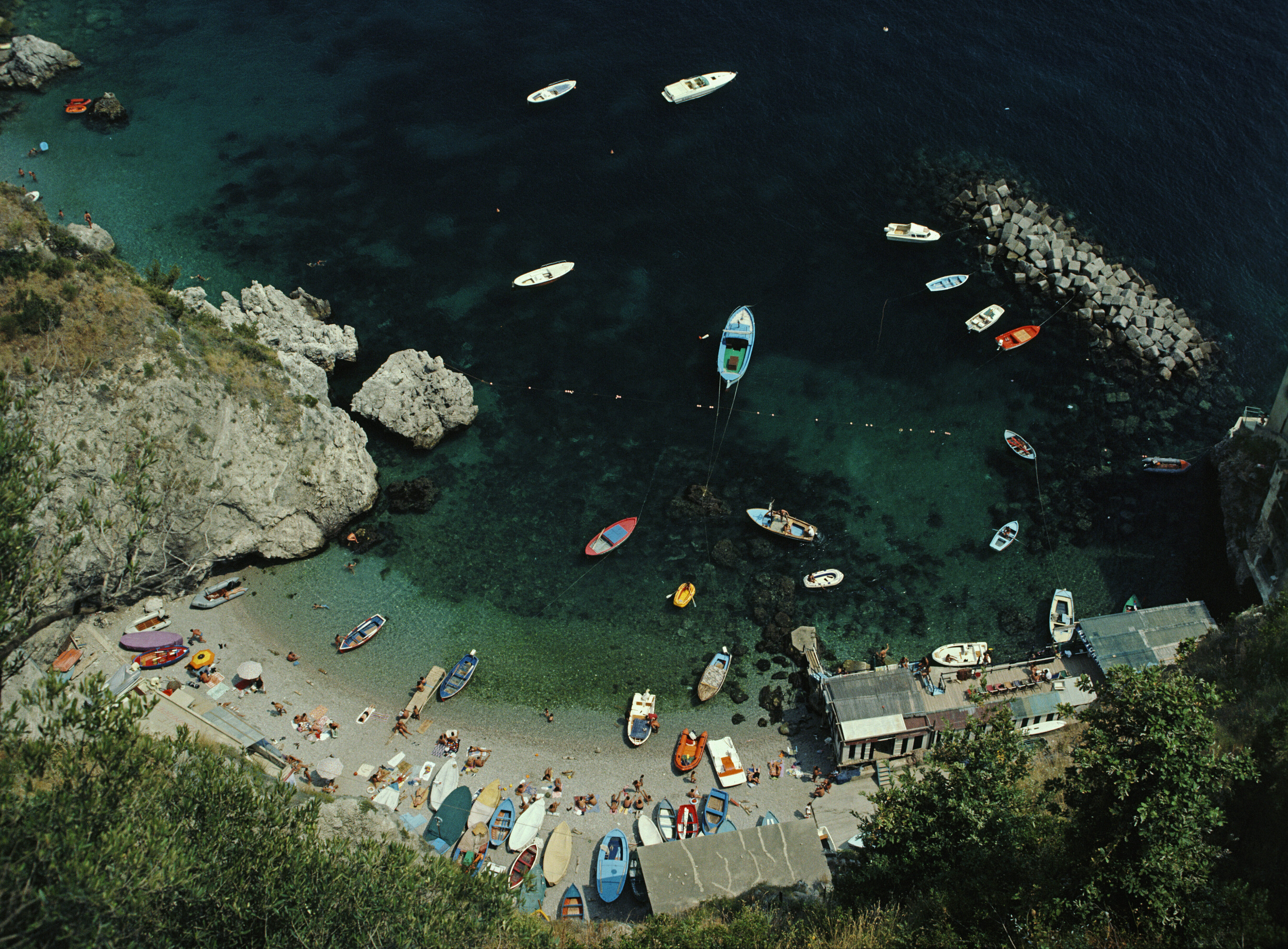 Конка-деи-Марини, Италия, 1984 год. Фотограф Слим Ааронс