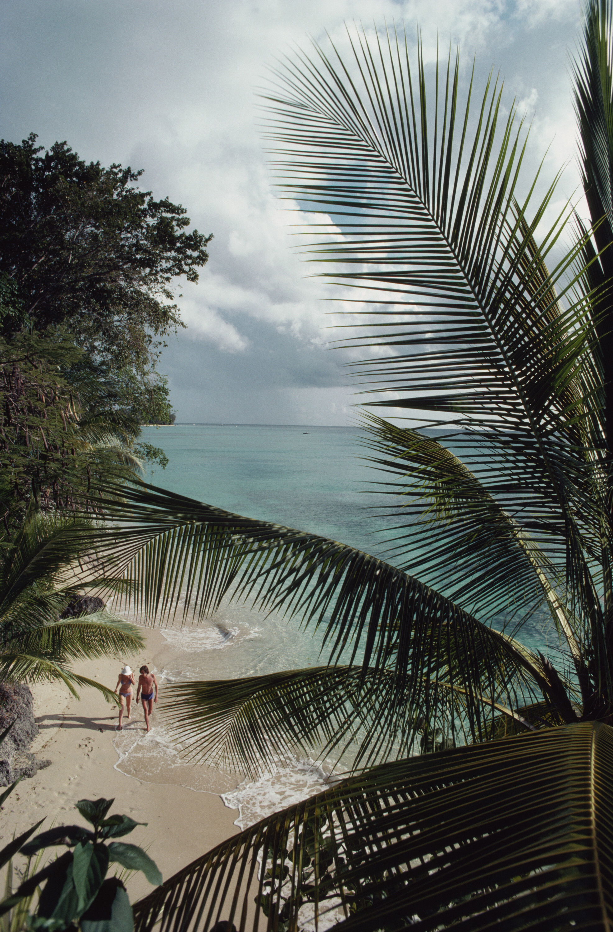 Пляж Барбадоса, 1976 год. Фотограф Слим Ааронс
