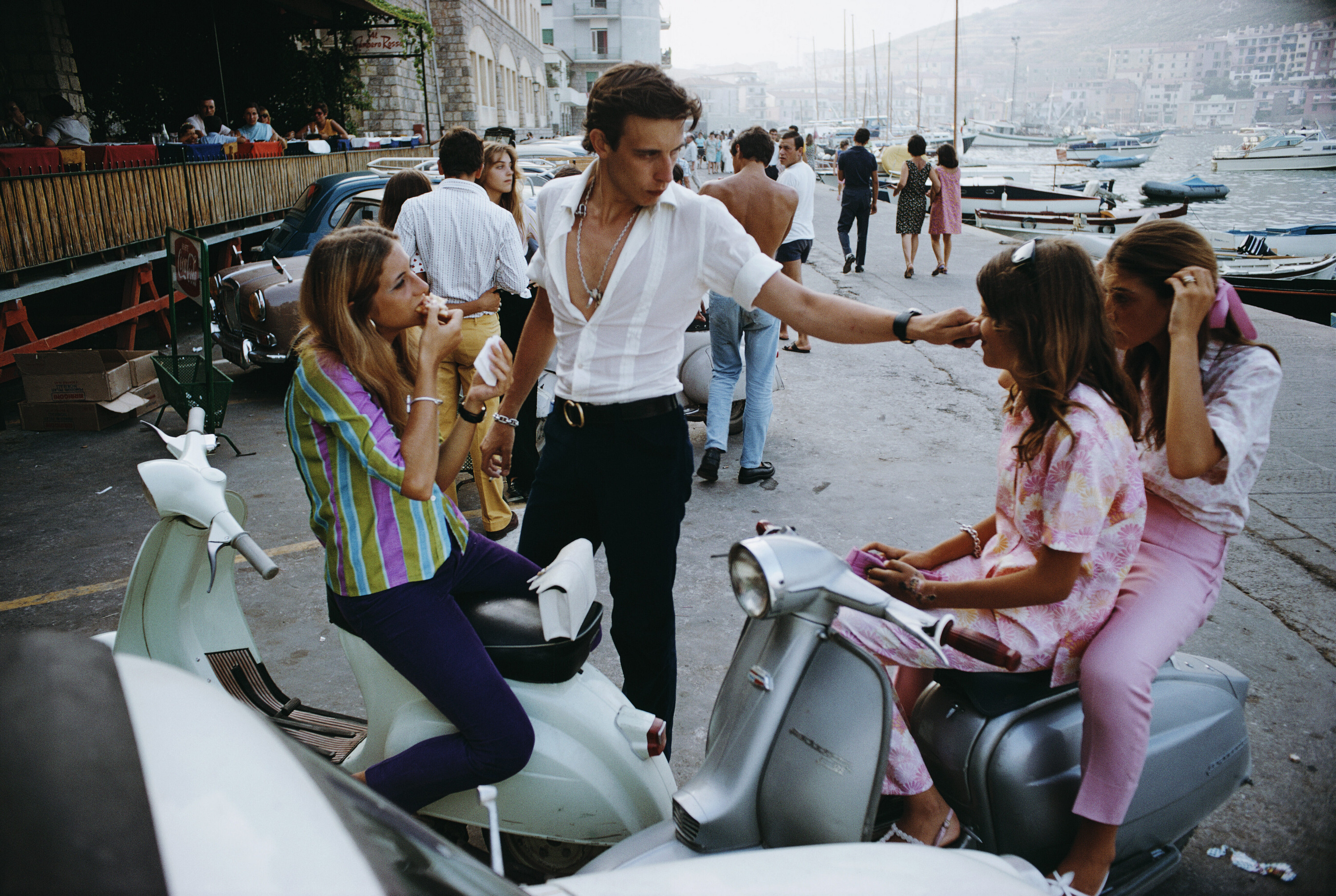Порто-Эрколе, Италия, 1967 год. Фотограф Слим Ааронс
