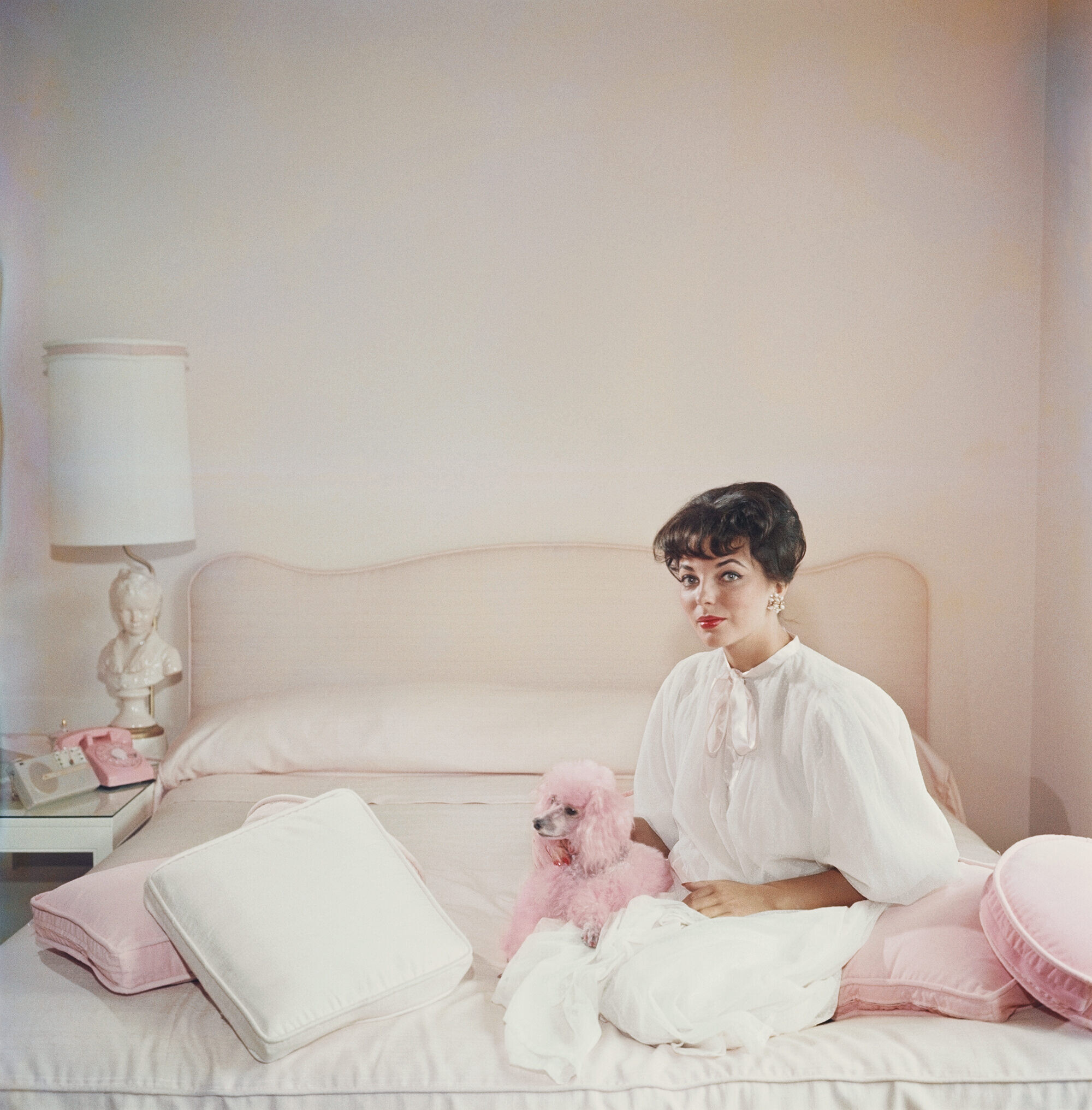 Розовый аксессуар, 1955 г. Фотограф Слим Ааронс