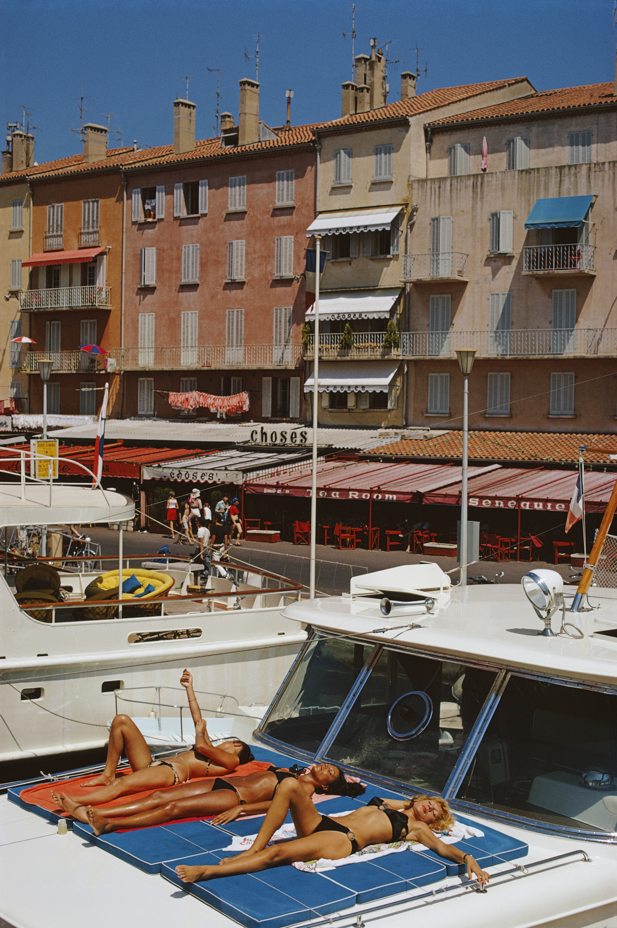 Сен-Тропе, 1971 год. Фотограф Слим Ааронс
