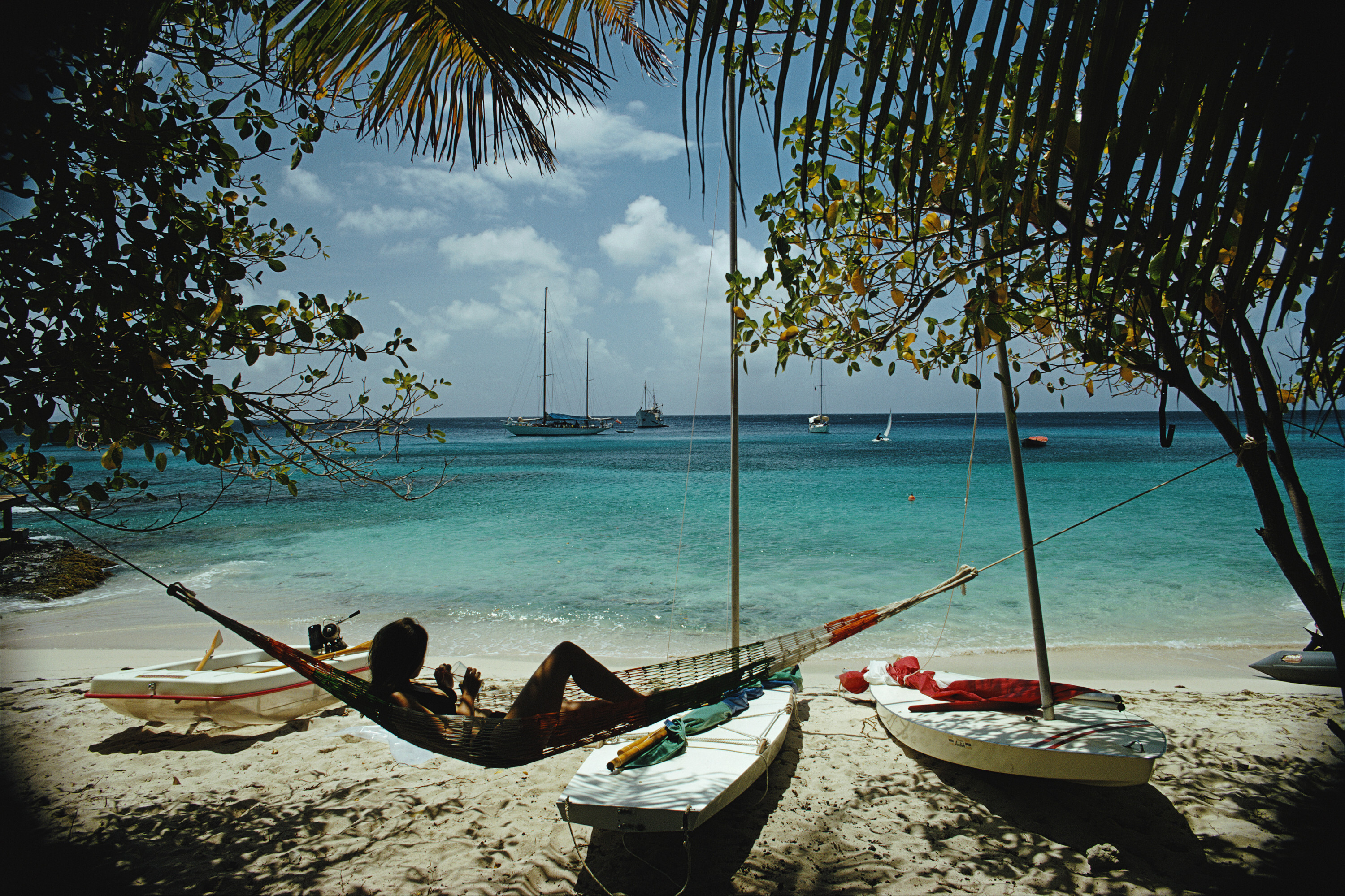 Мюстик, остров в Карибском море, 1973 год. Фотограф Слим Ааронс