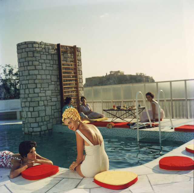 Пентхаус с бассейном, 1961 год. Фотограф Слим Ааронс
