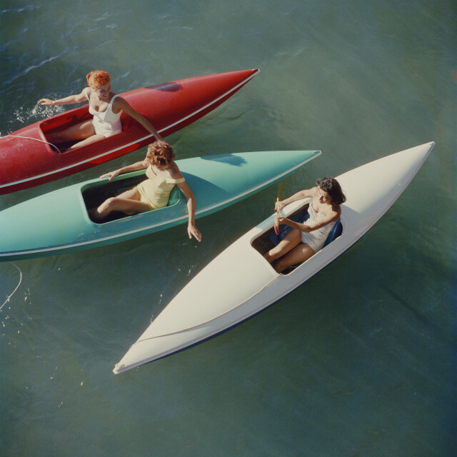 Поездка на озеро Тахо, Калифорния, 1959 год. Фотограф Слим Ааронс