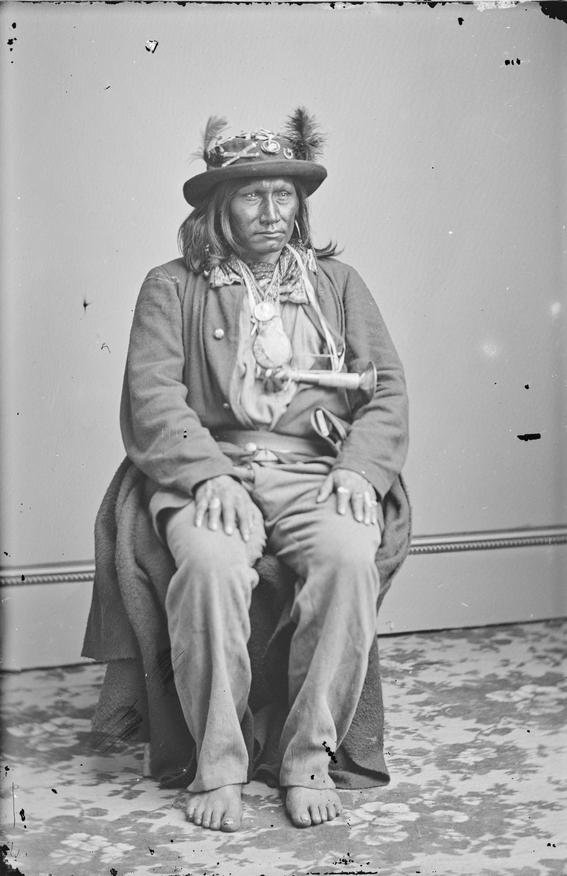 Индеец, 1860–1870. Автор Мэтью Брэди