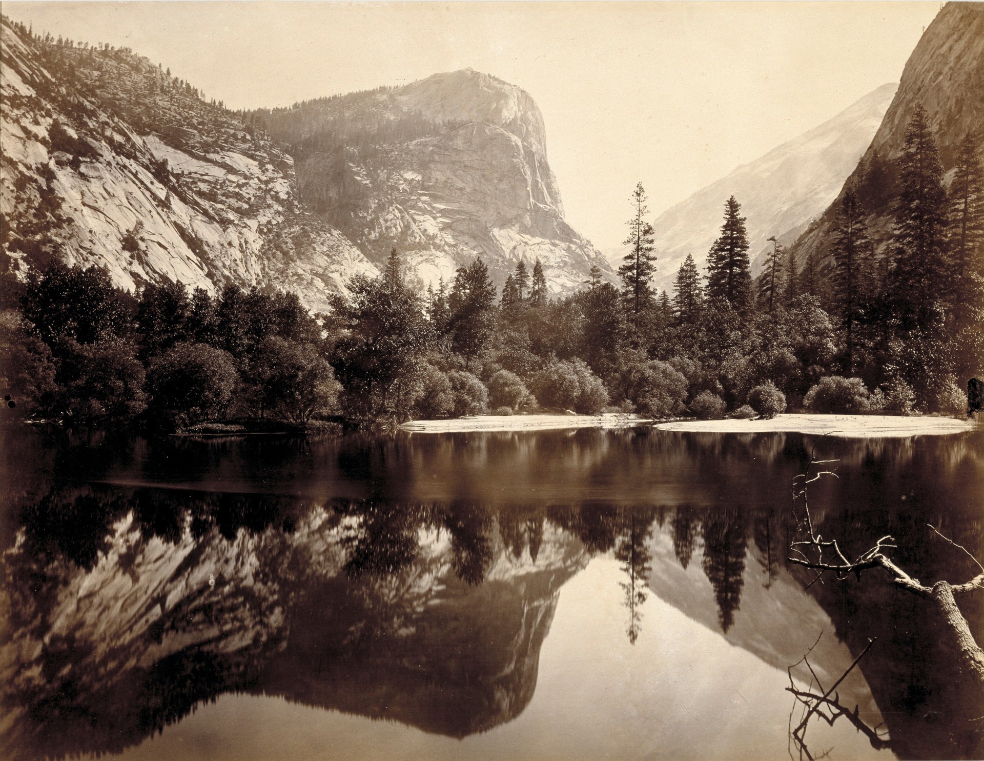 Озеро в Йосемитской долине, Калифорния, 1865 год. Автор Чарльз Линдер Уид