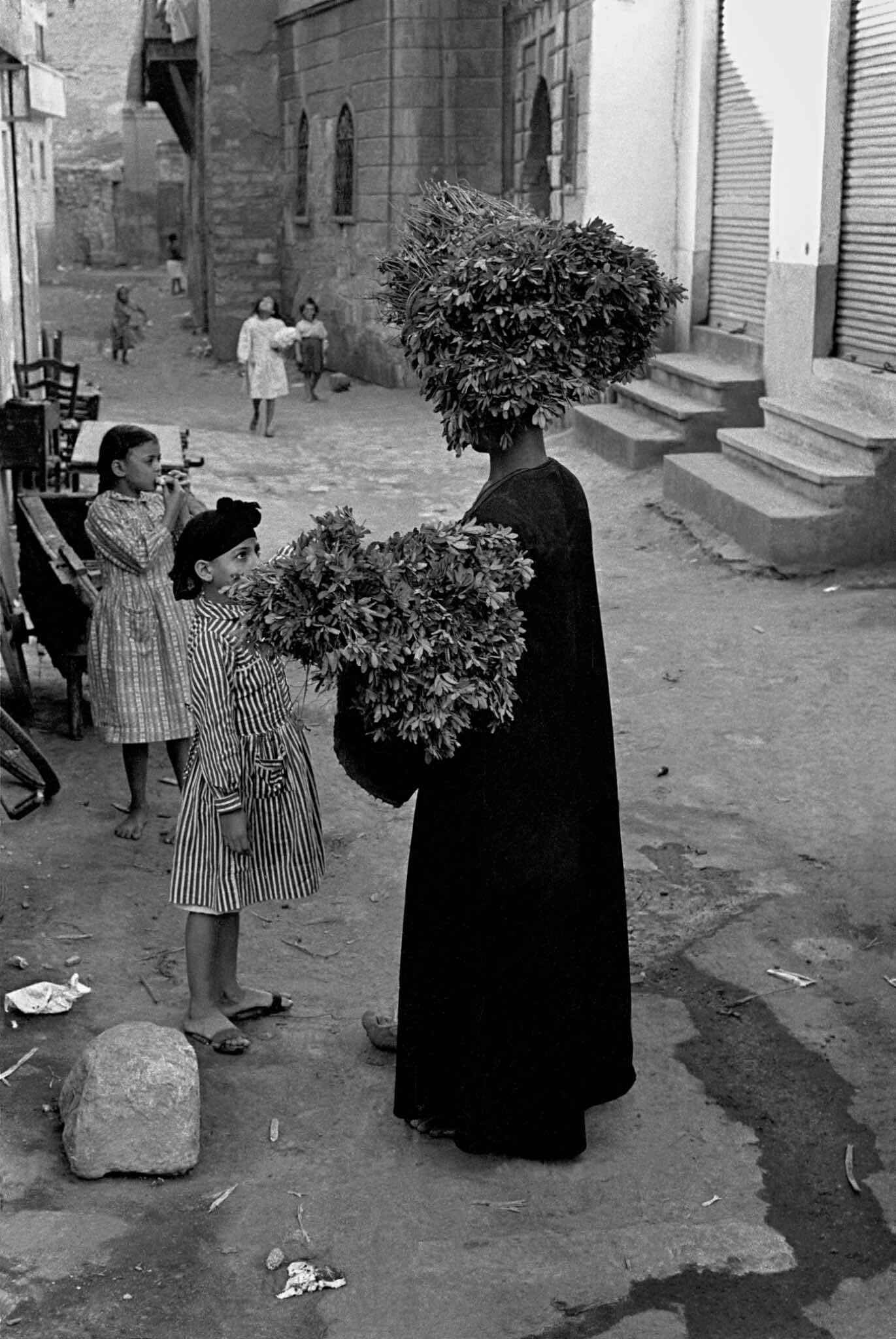 Каир, Египет, торговец травами, 1962 год. Фотограф Франк Хорват