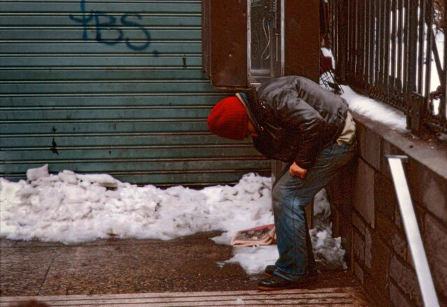 1982, Нью-Йорк, наркоман. Фотограф Франк Хорват