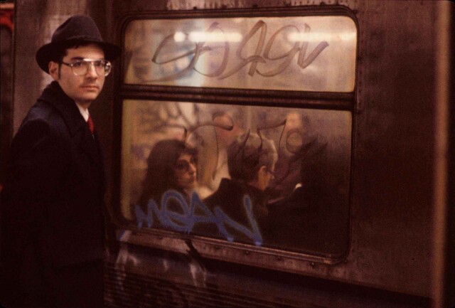 1983 год, Нью-Йорк, метро. Фотограф Франк Хорват