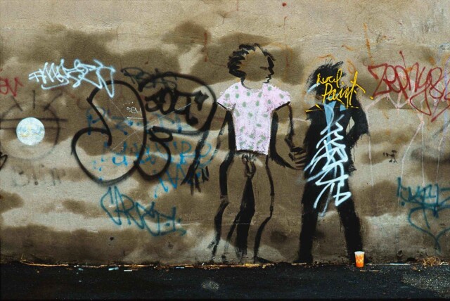 1984, Нью-Йорк, граффити. Фотограф Франк Хорват