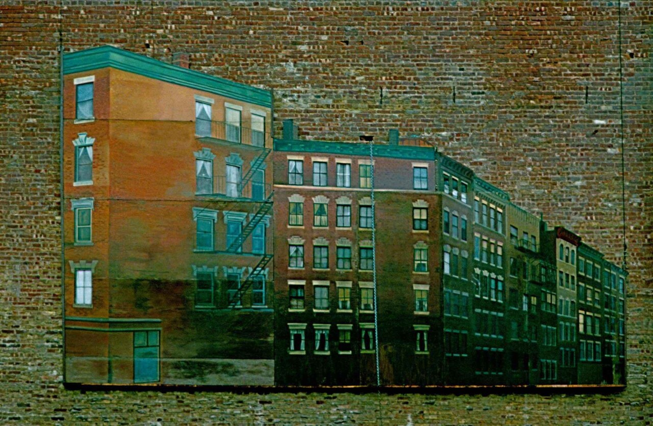 1984, Нью-Йорк, модель здания. Фотограф Франк Хорват