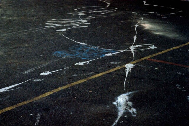 1985, Нью-Йорк, капает на асфальт. Фотограф Франк Хорват
