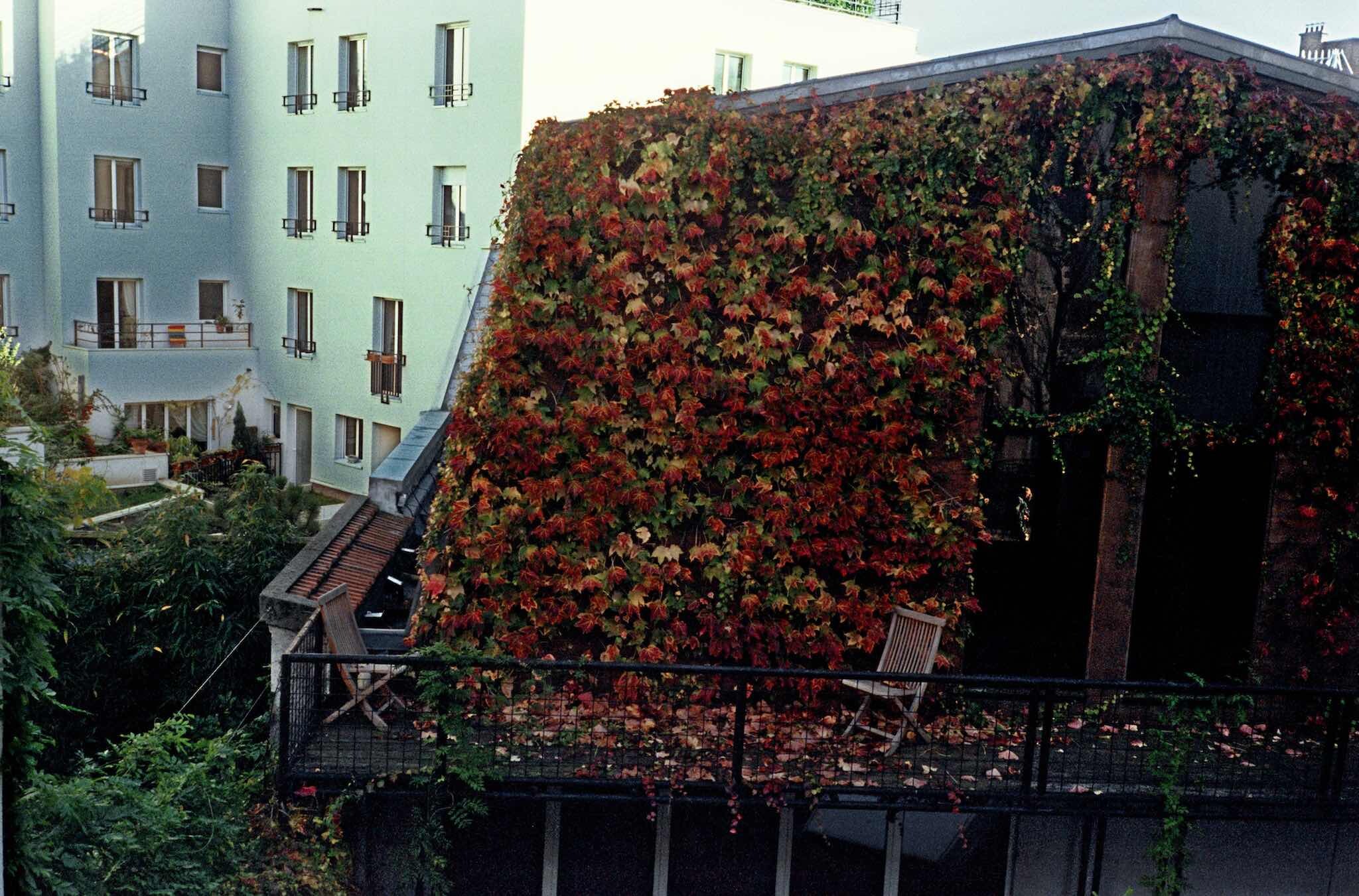 Проект Ежедневный отчет, Булонь-Бийанкур, Франция, вид из студии Франка Хорвата, ноябрь, 1999 год. Фотограф Франк Хорват
