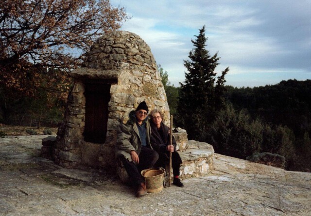 Проект «Ежедневный отчет», Котиньяк, Франция, автопортрет с Вероникой, декабрь, 1999 год. Фотограф Франк Хорват
