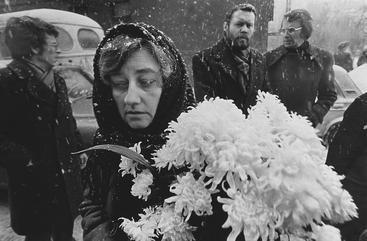 Каунас, Прощание, 1981 год, фотограф Антанас Суткус