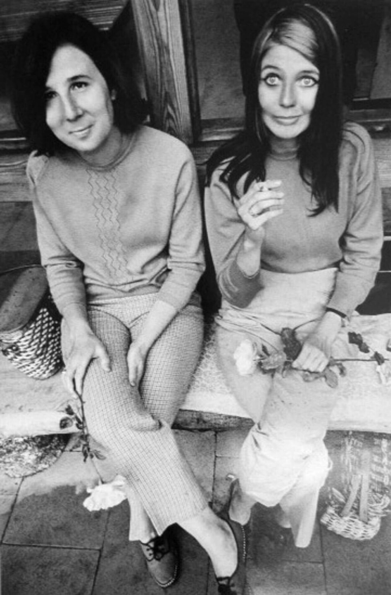 Женщины с розами, 1972 год, фотограф Антанас Суткус