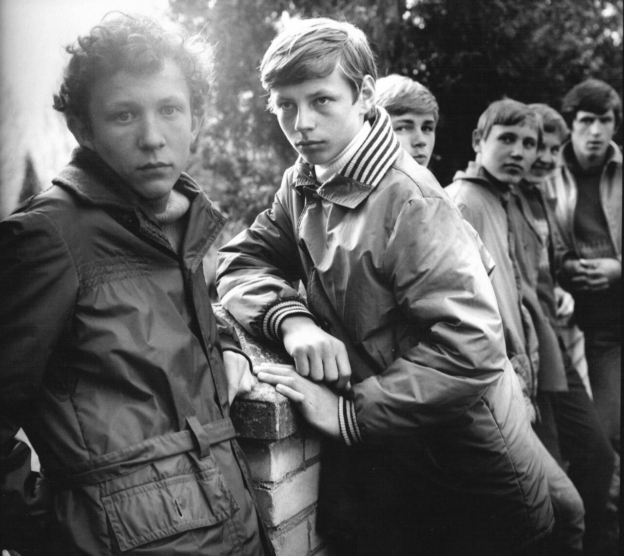 Молодые люди, 1973 год, фотограф Антанас Суткус