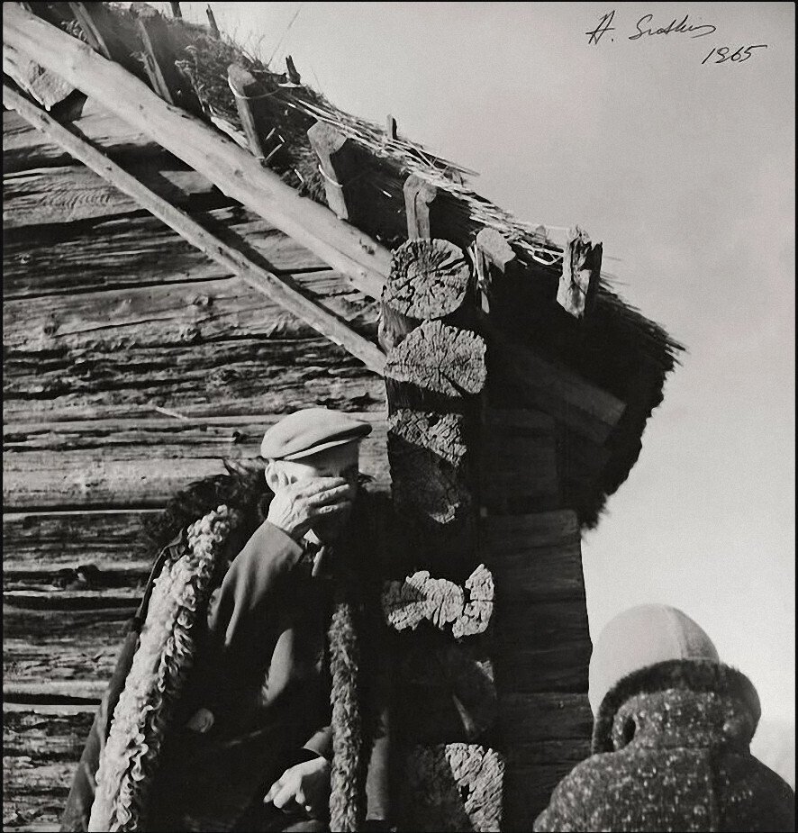 Деревенский мотив, 1965 год, фотограф Антанас Суткус