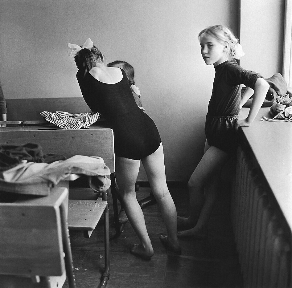 Отбор в художественную школу, Жемайтия, 1966 год, фотограф Антанас Суткус