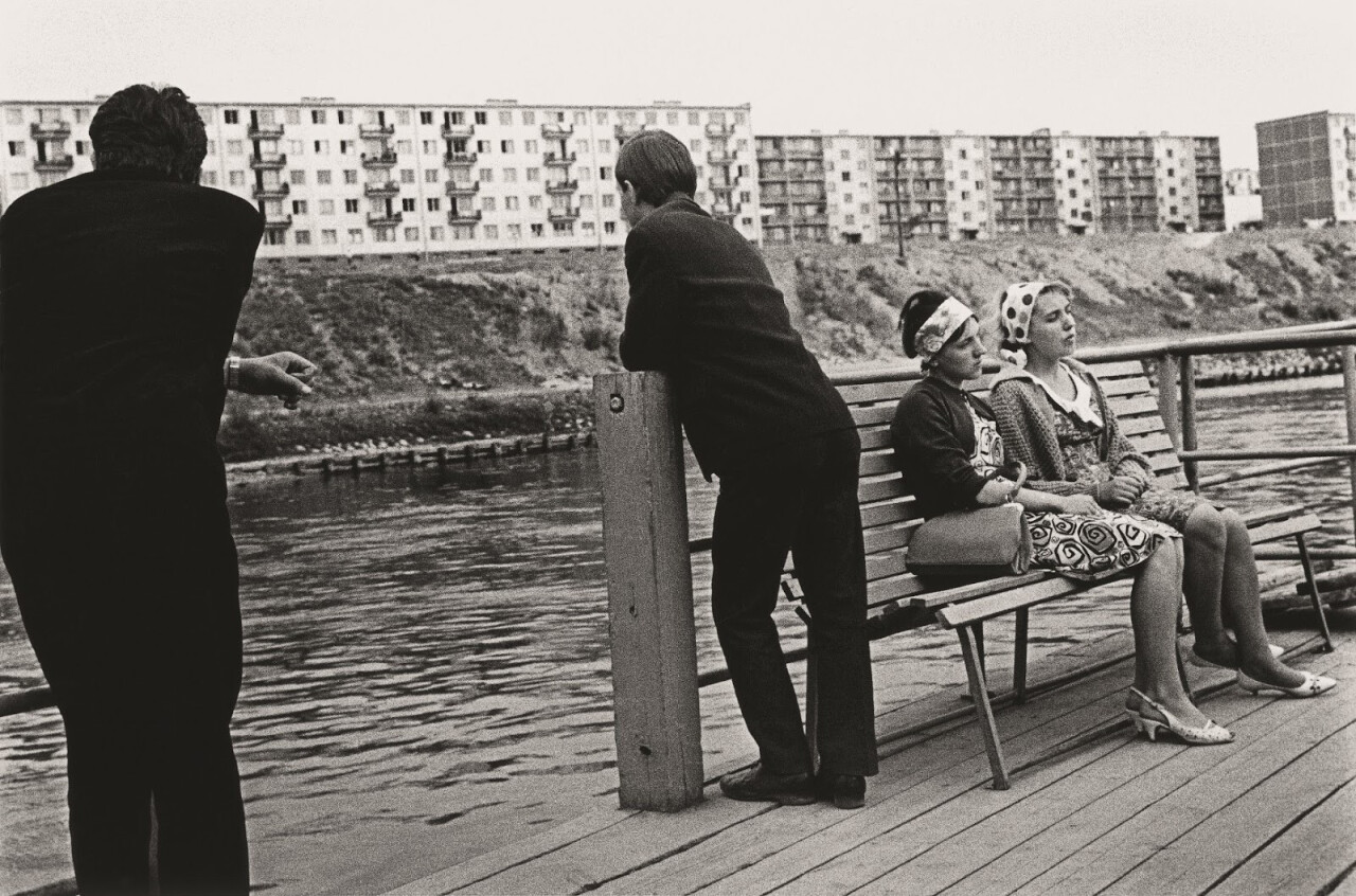 Паром Жирмунай-Антакальнис, 1964 год, фотограф Антанас Суткус