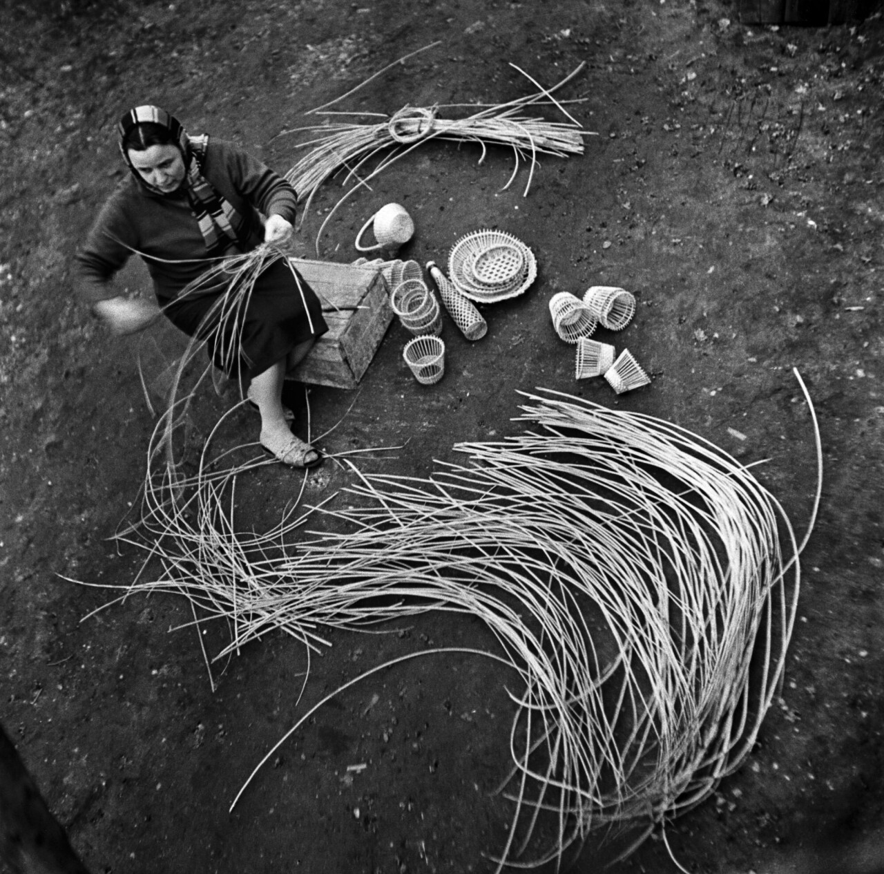 Сумка плетеная, 1965 год, фотограф Антанас Суткус