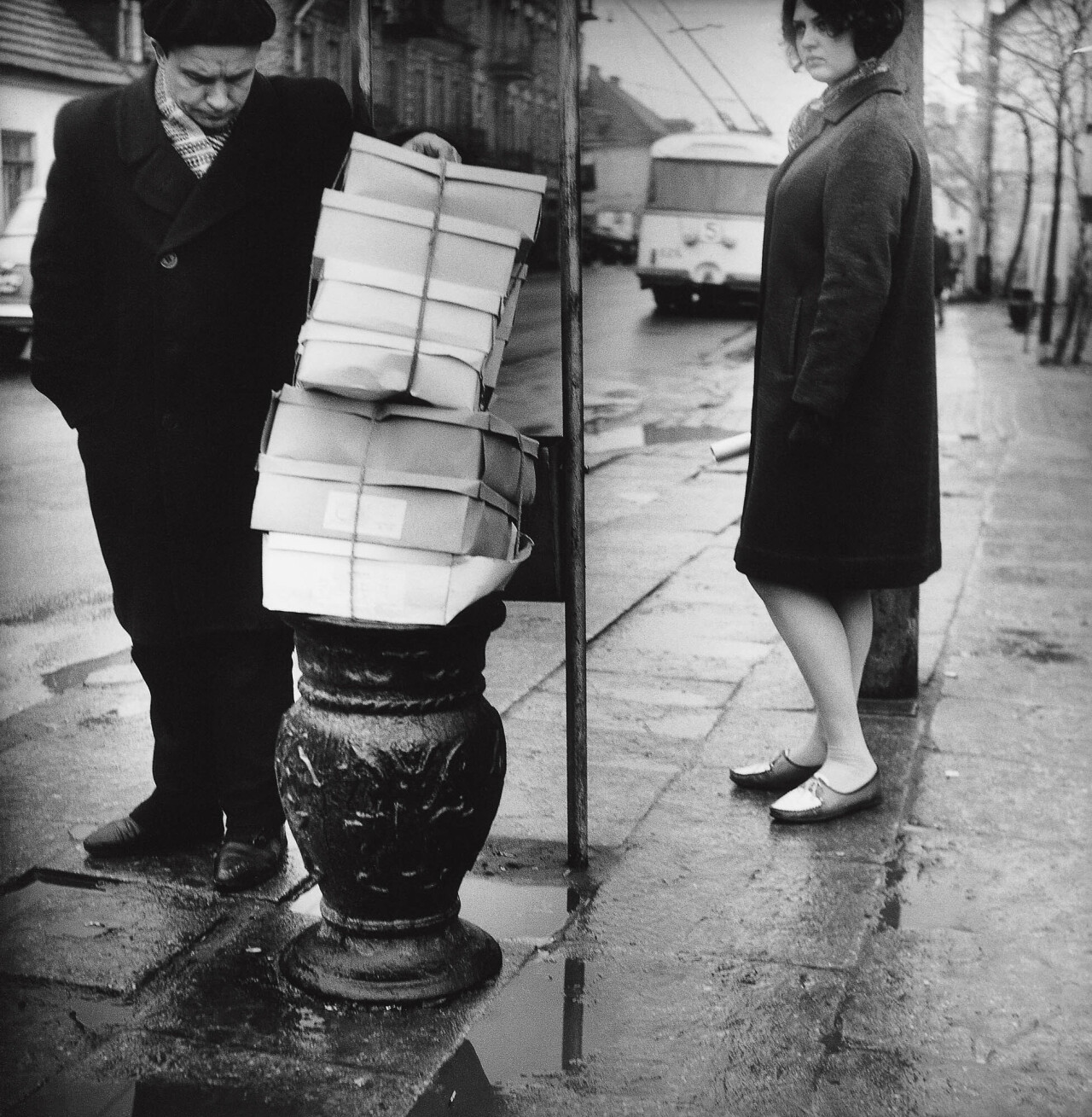 Автовокзал, 1965 год, фотограф Антанас Суткус