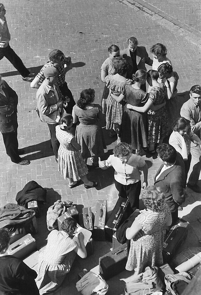 Вильнюс, Университет, Студенческое лето, 1959 год, фотограф Антанас Суткус