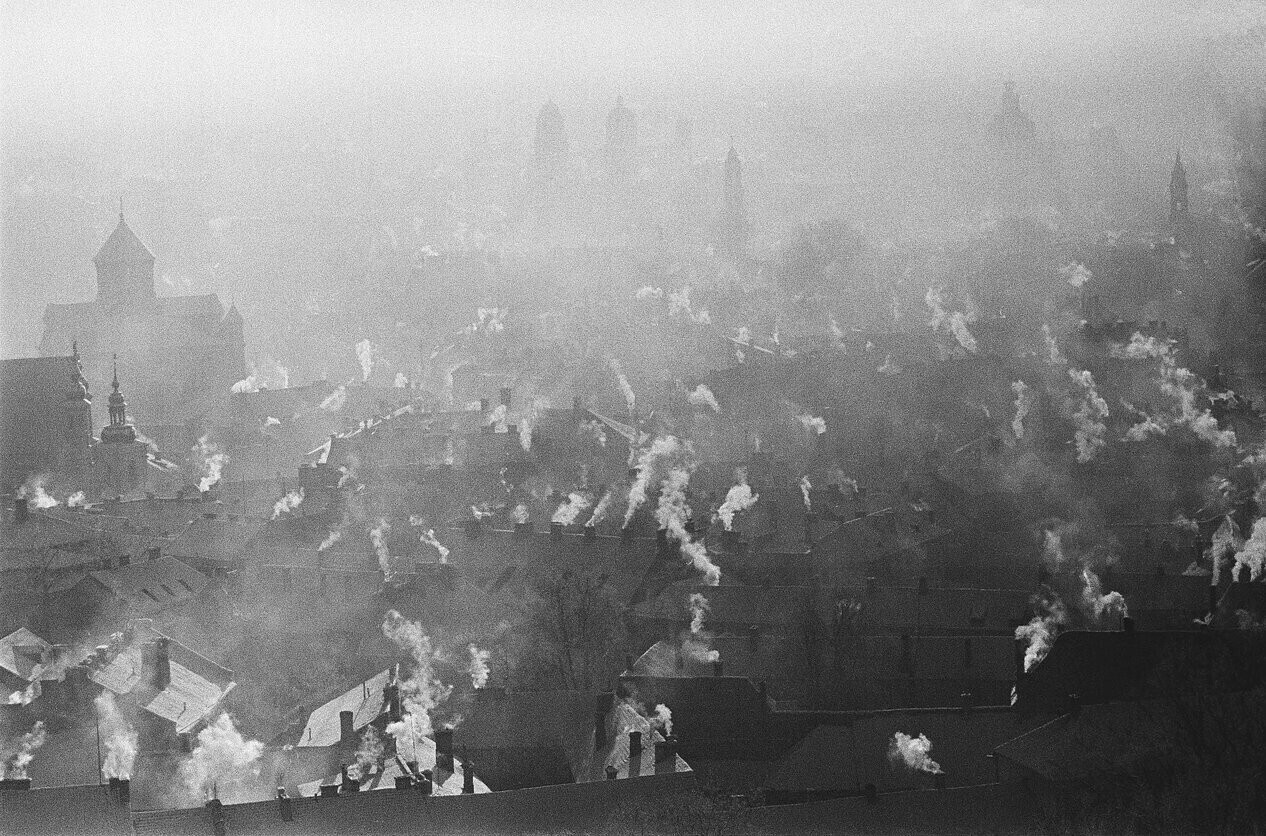 Вильнюсские крыши, 1959 год, фотограф Антанас Суткус