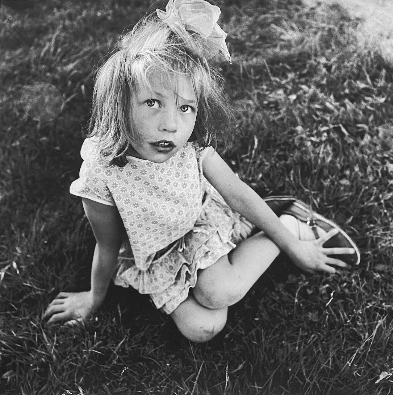 Девочка из Зелвы, 1964 год, фотограф Антанас Суткус