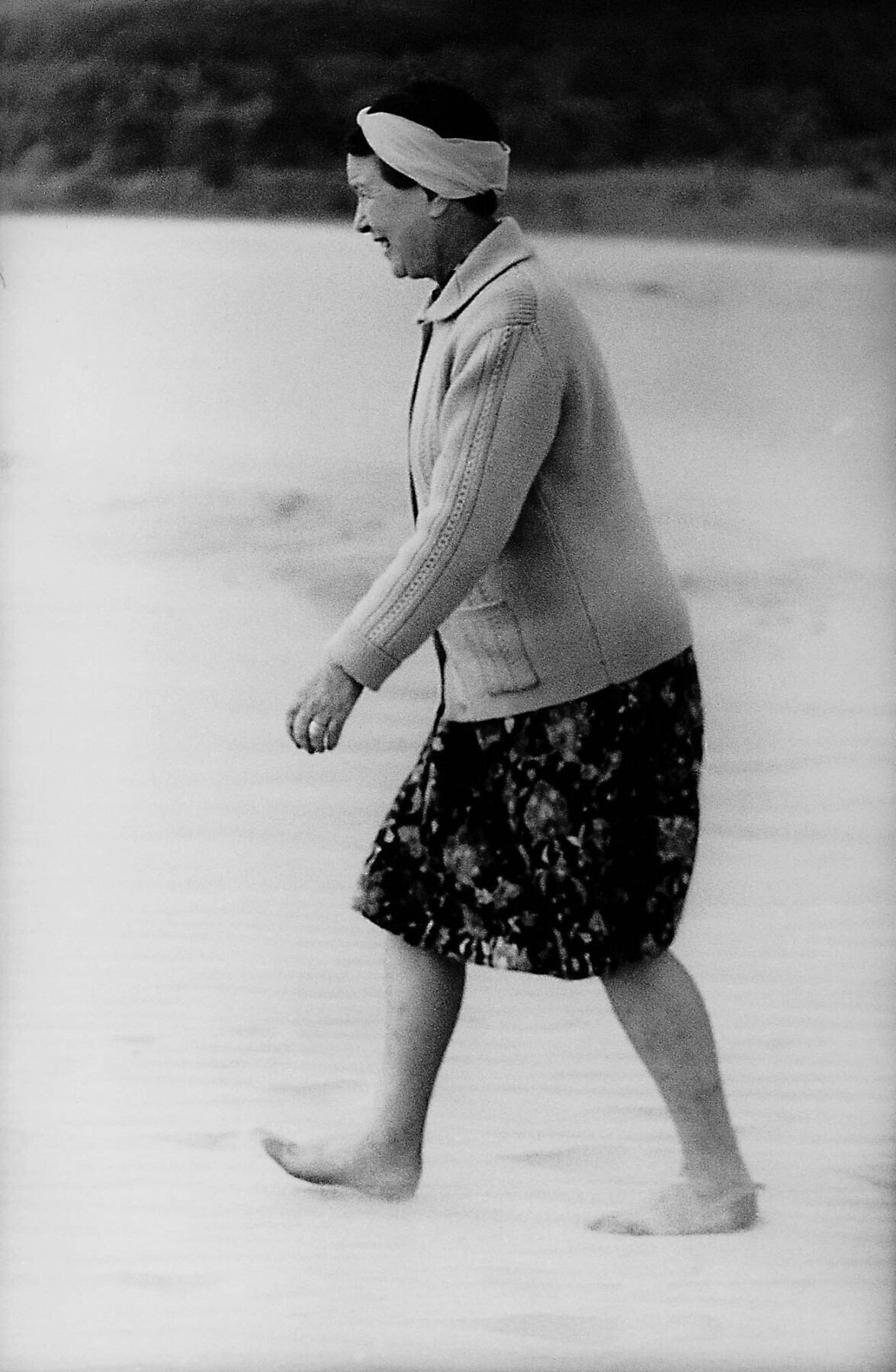 Симона де Бовуар в Литве, Нида, 1965 год, фотограф Антанас Суткус