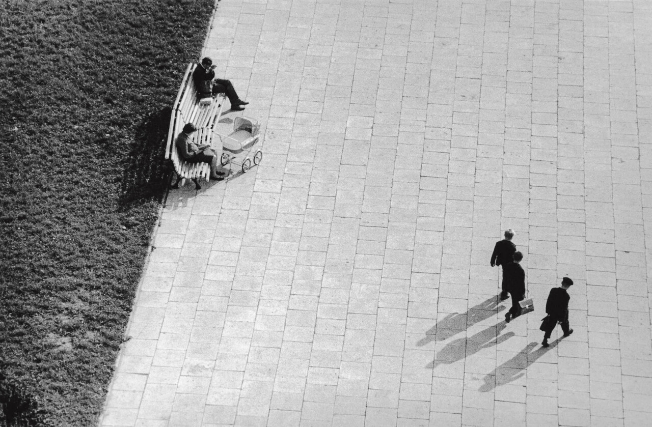 Улица Вильнюса с крыши, 1961 год, фотограф Антанас Суткус